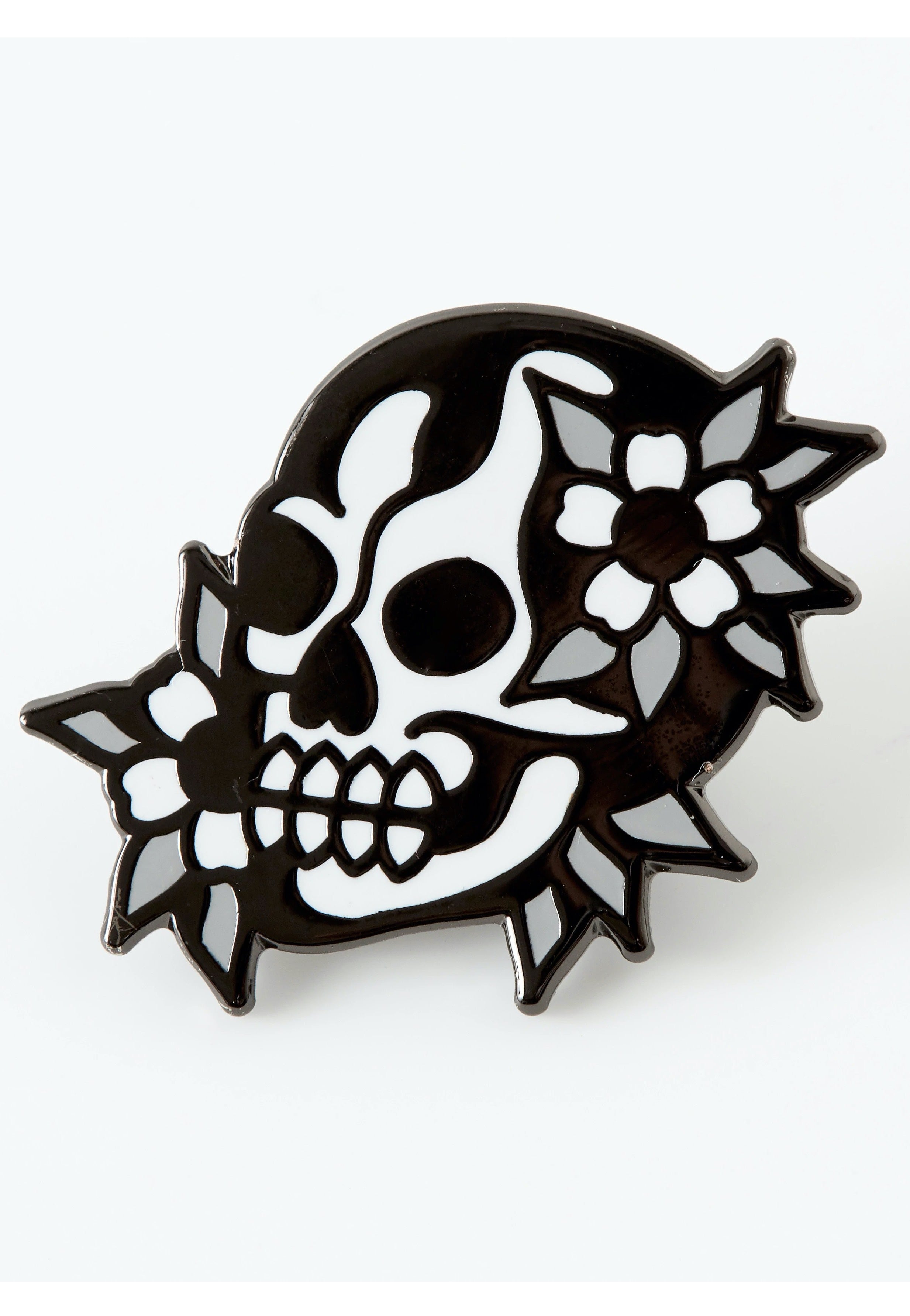 Punky Pins - Skull Face Enamel - Pin | Neutral-Image