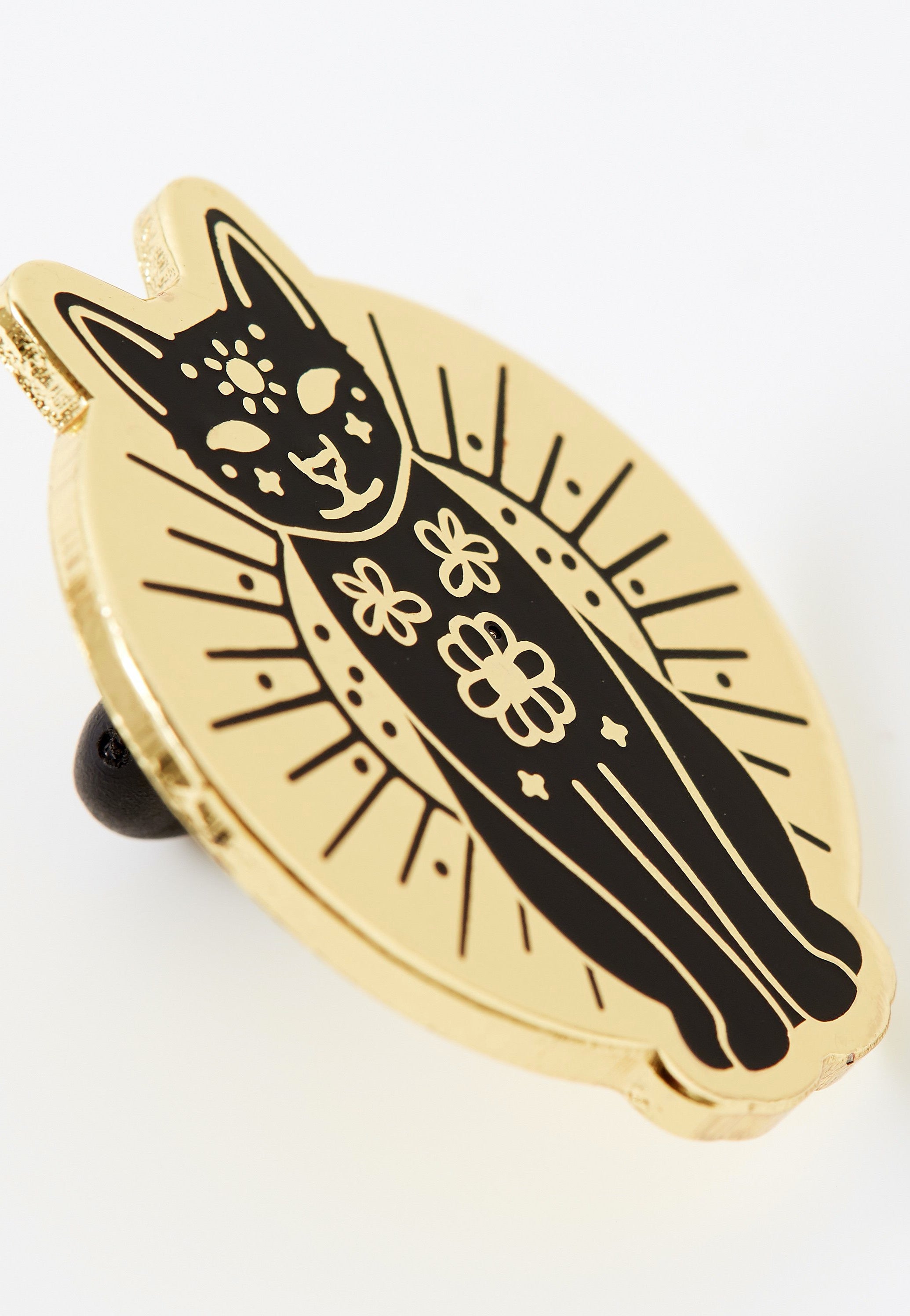 Punky Pins - Mystic Mog Gold Plated - Pin | Neutral-Image