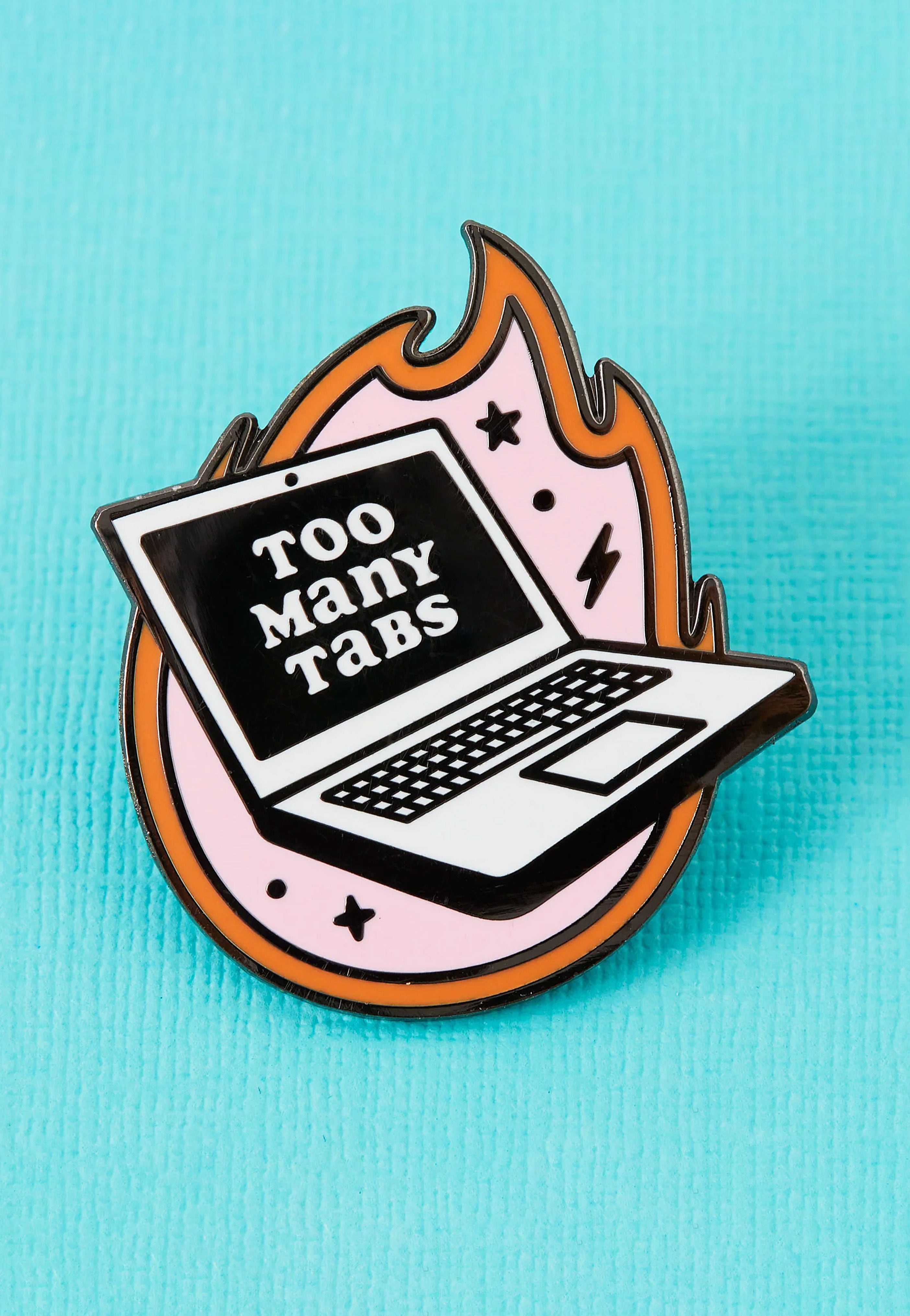 Punky Pins - Too Many Tabs - Pin | Neutral-Image