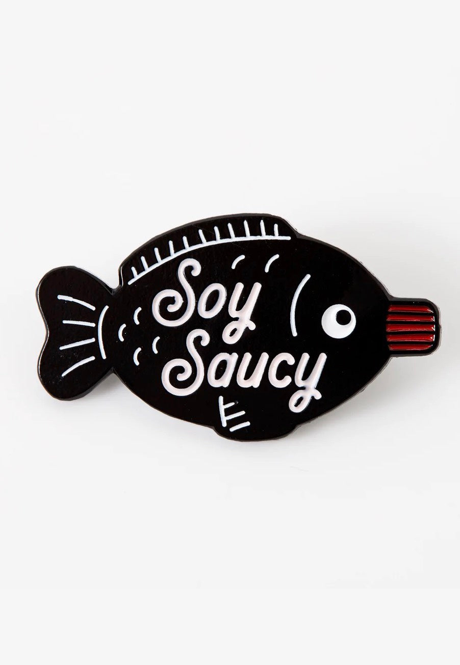 Punky Pins - Soy Saucy Enamel - Pin | Neutral-Image