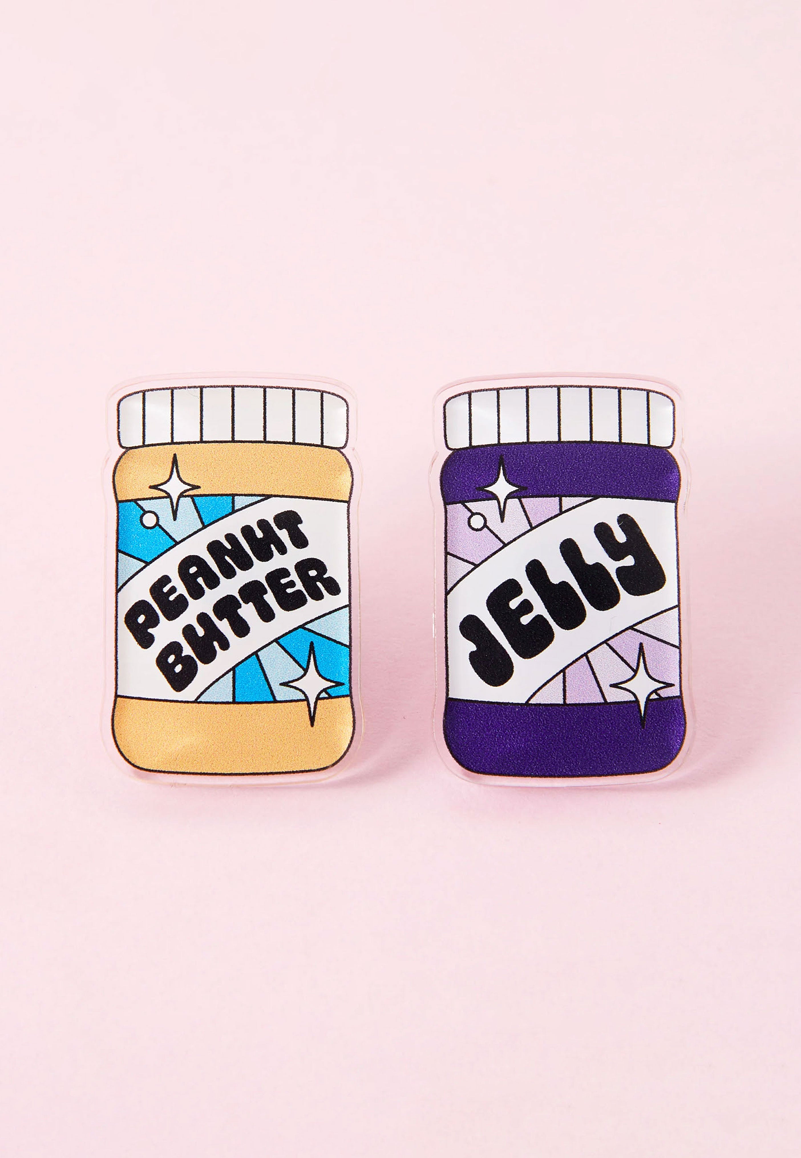 Punky Pins - Peanut Butter & Jelly Acrylic Pair - Pin | Neutral-Image