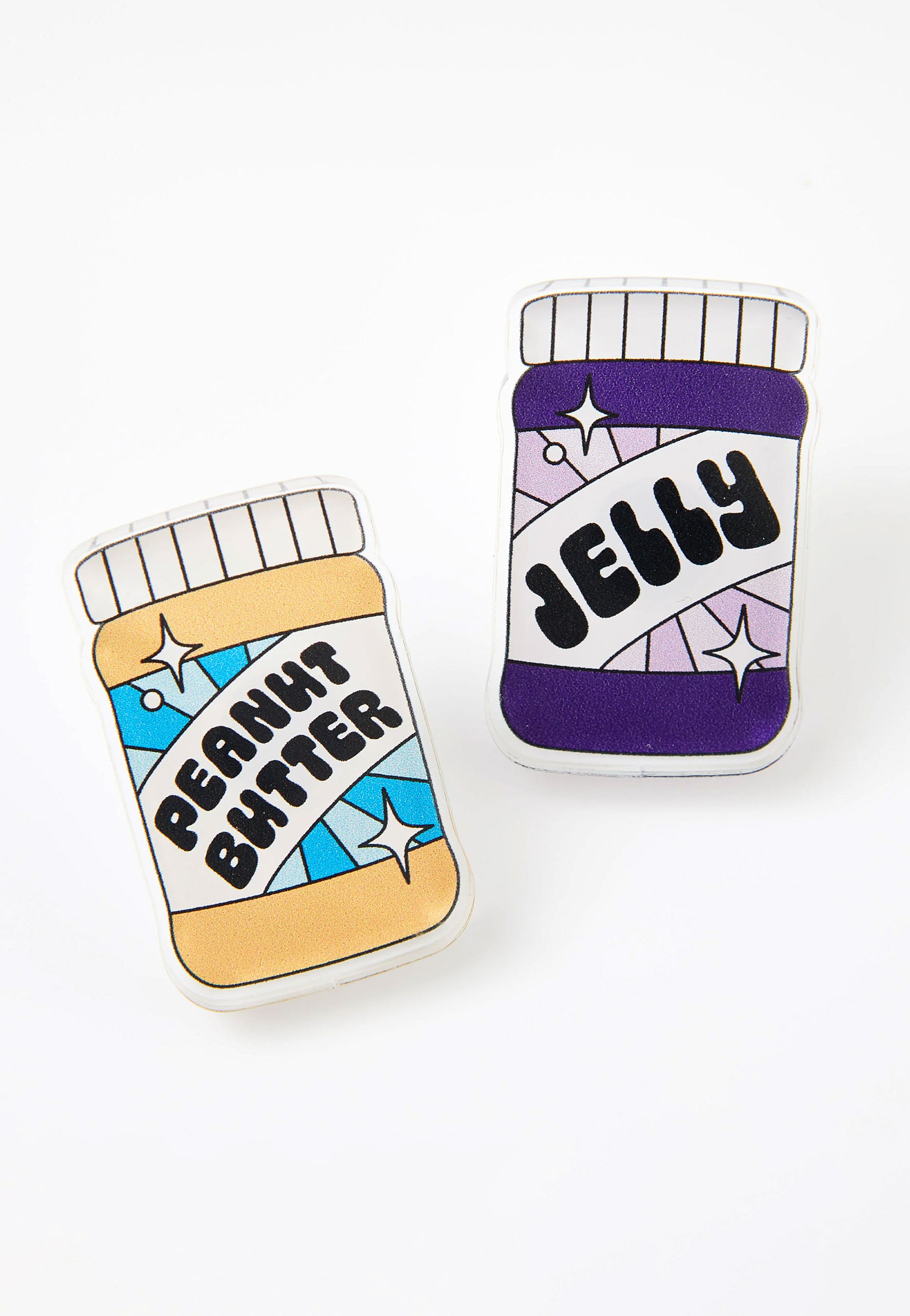 Punky Pins - Peanut Butter & Jelly Acrylic Pair - Pin | Neutral-Image