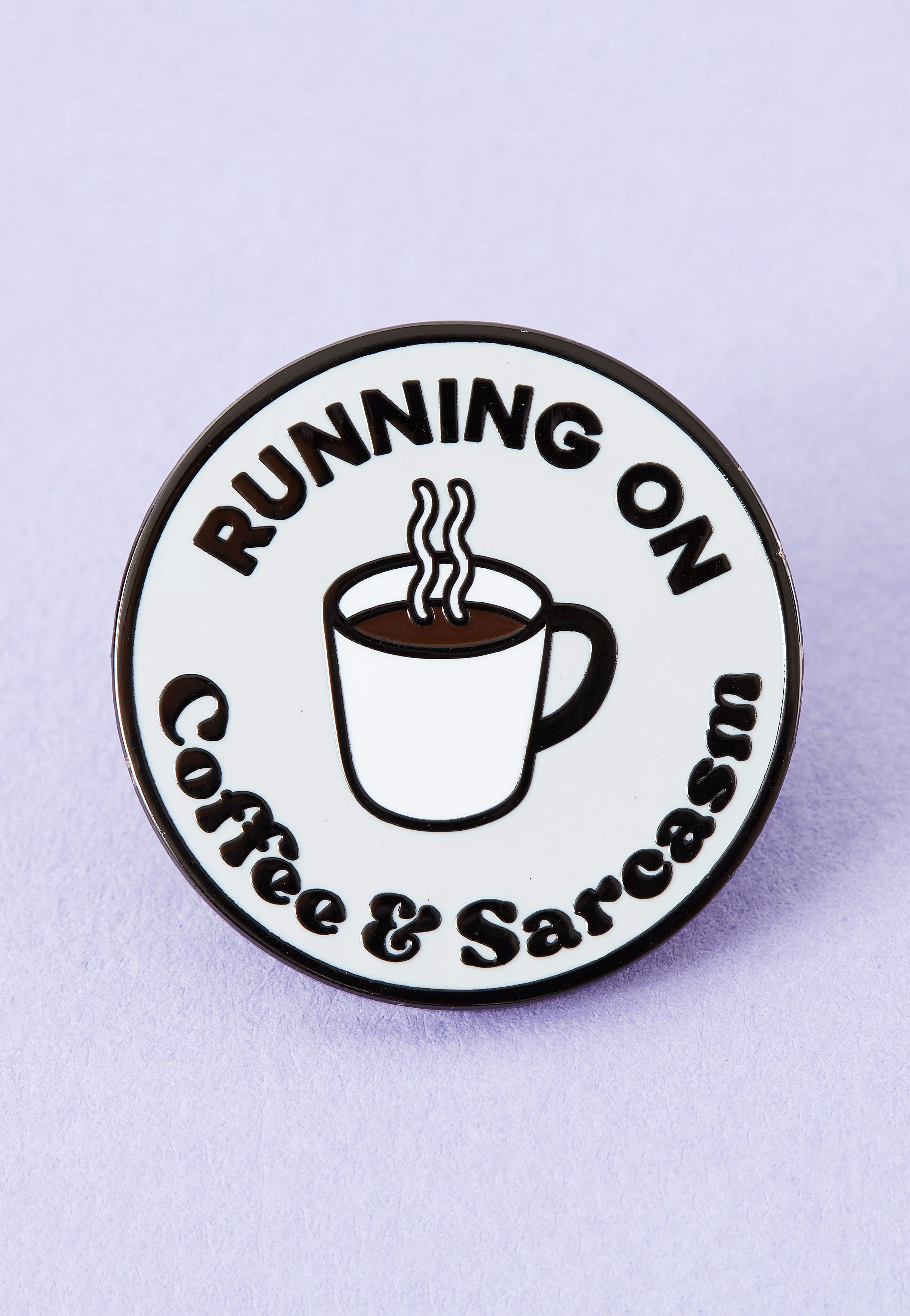 Punky Pins - Coffee & Sarcasm - Pin | Neutral-Image