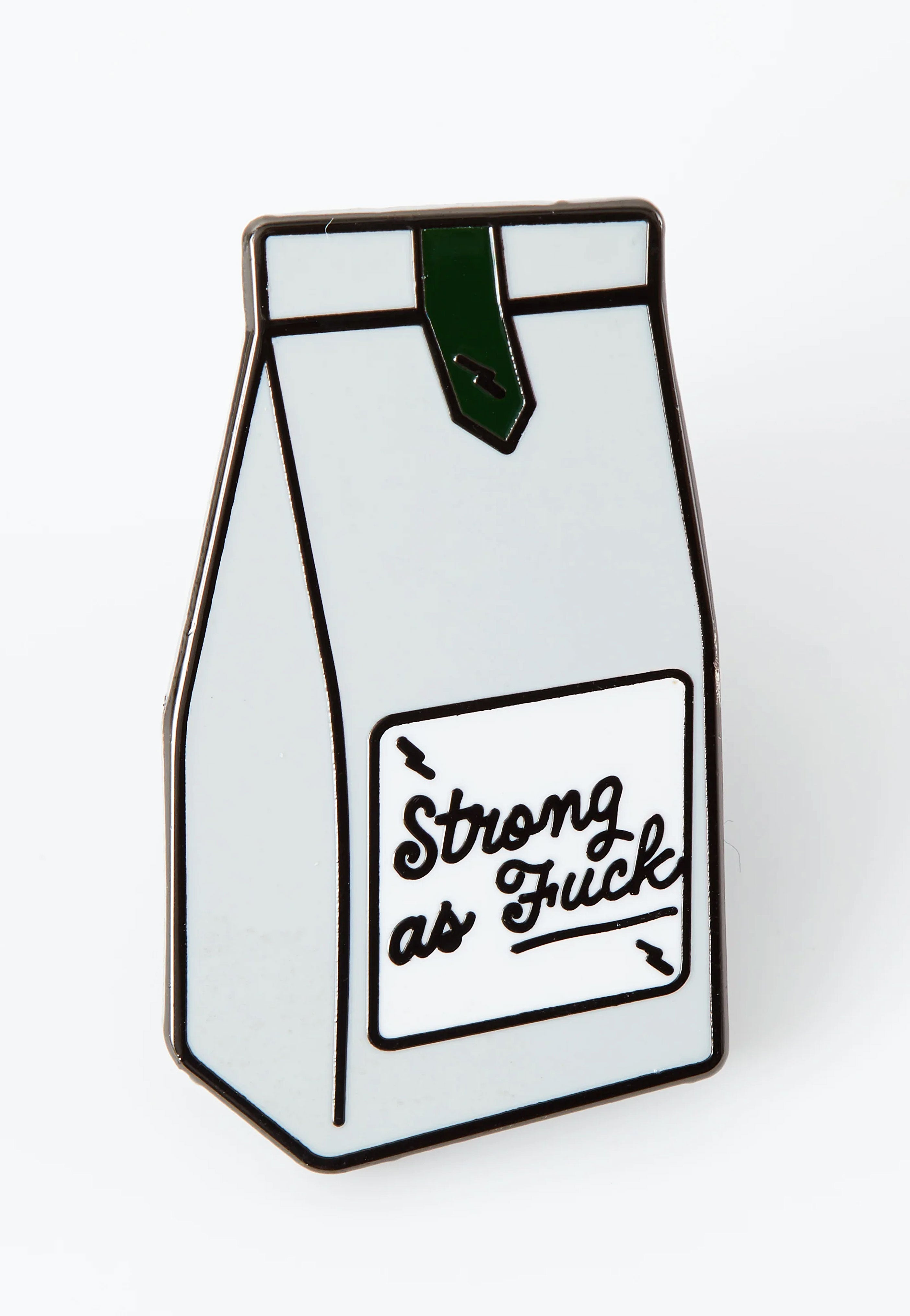 Punky Pins - Strong AF Coffee Bag - Pin | Neutral-Image