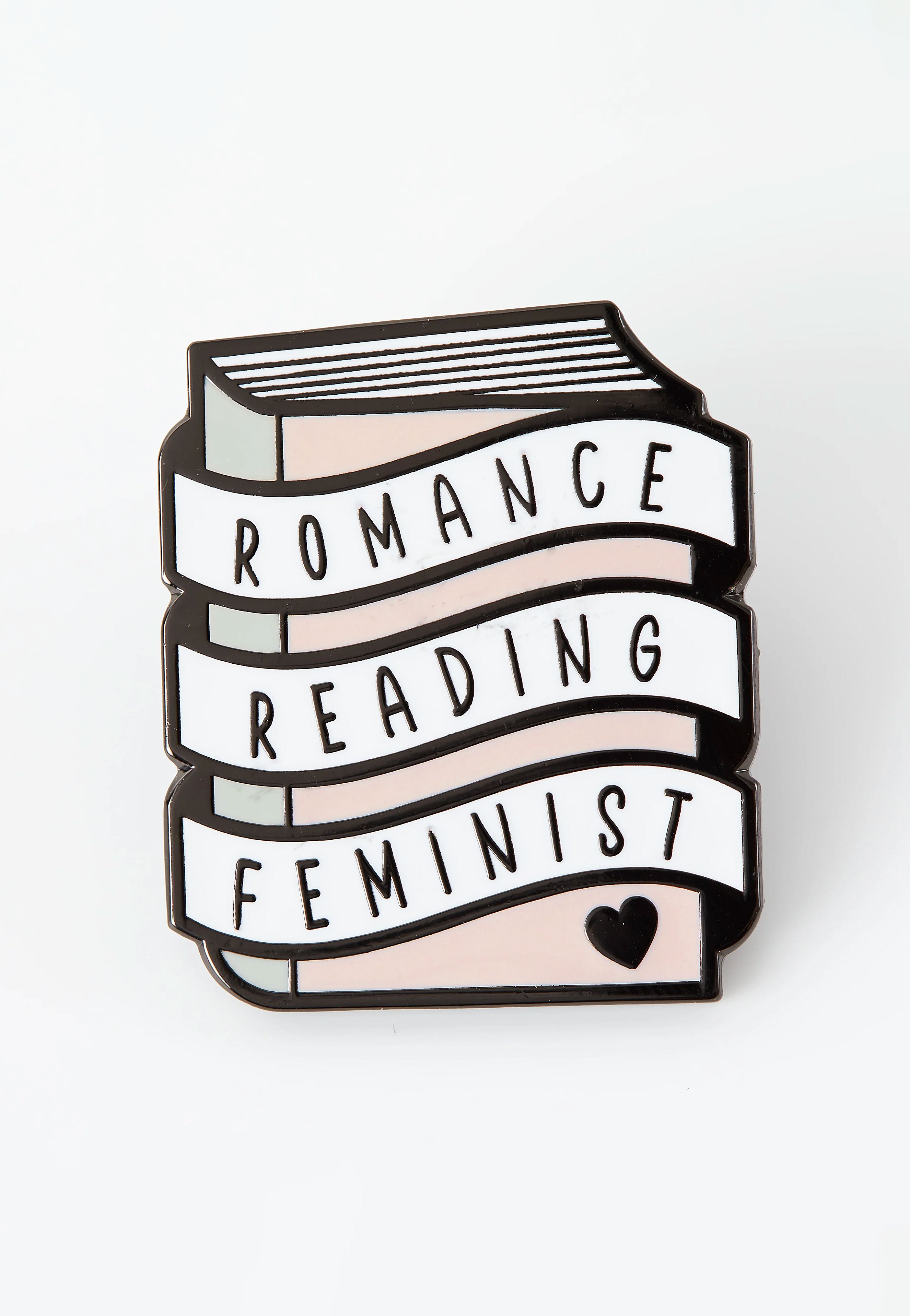 Punky Pins - Romance Reading Feminist - Pin | Neutral-Image