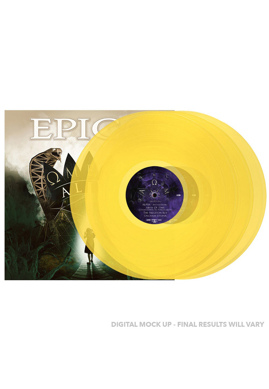 Epica - Omega Alive Sun Yellow - Colored 3 Vinyl | Neutral-Image