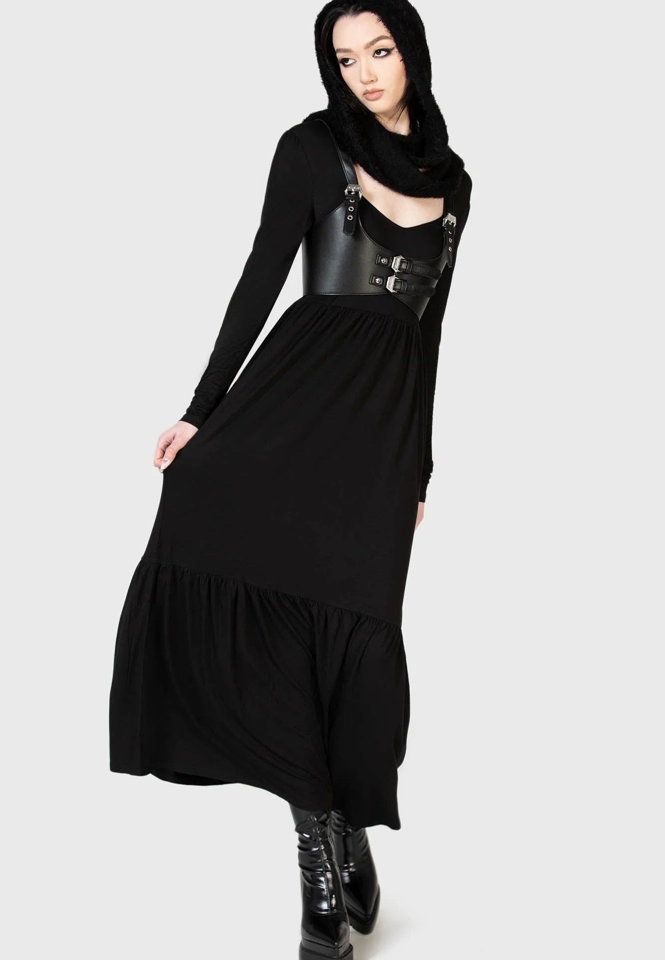 Killstar - Eris Maxi Black - Dress | Women-Image