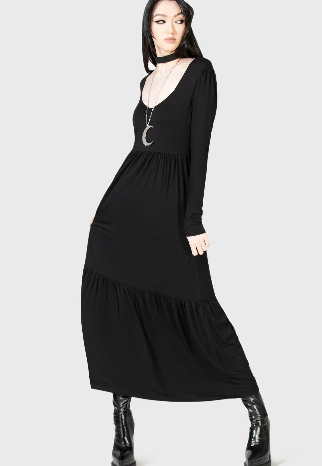 Killstar - Eris Maxi Black - Dress | Women-Image