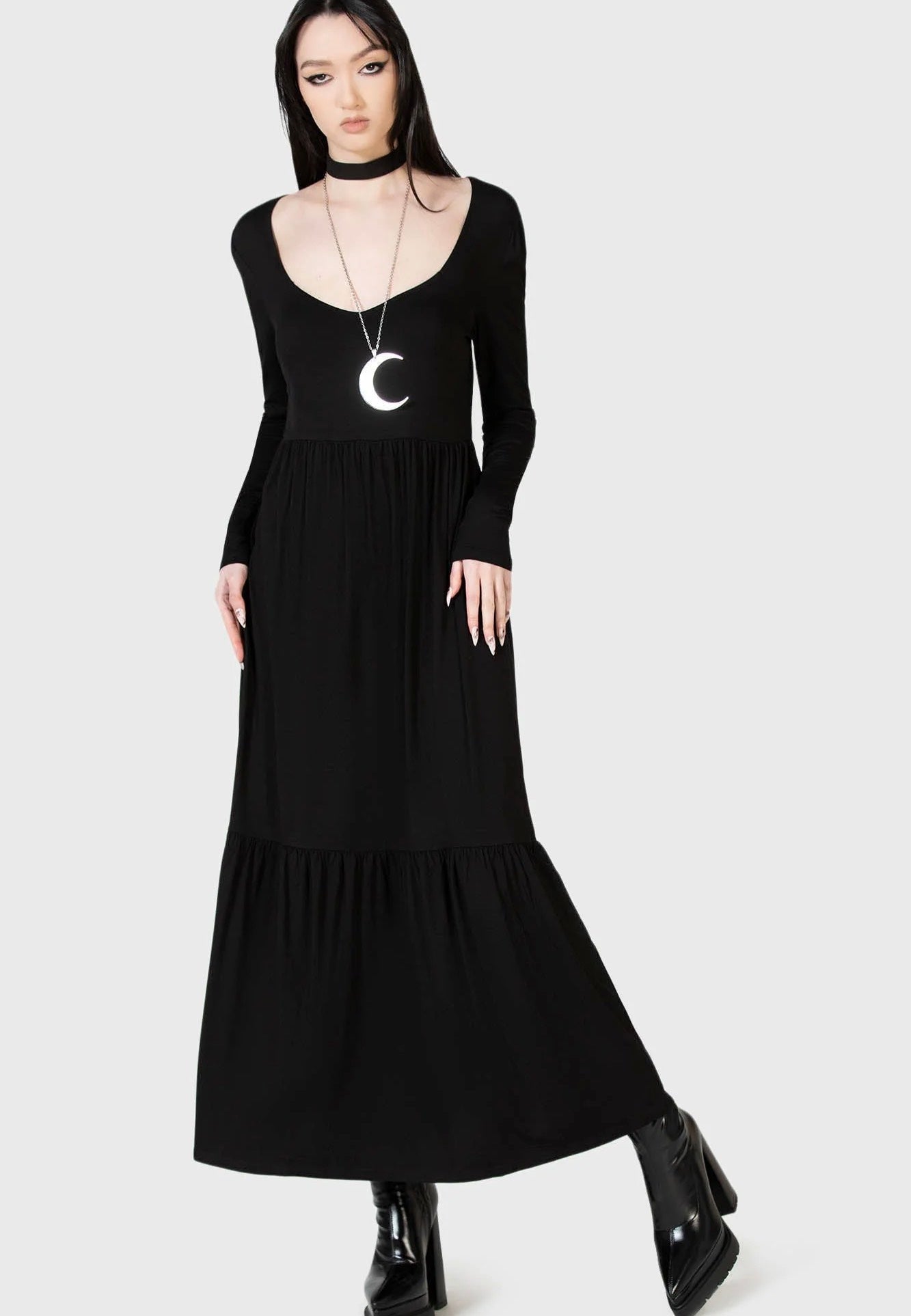 Killstar - Eris Maxi Black - Dress | Women-Image