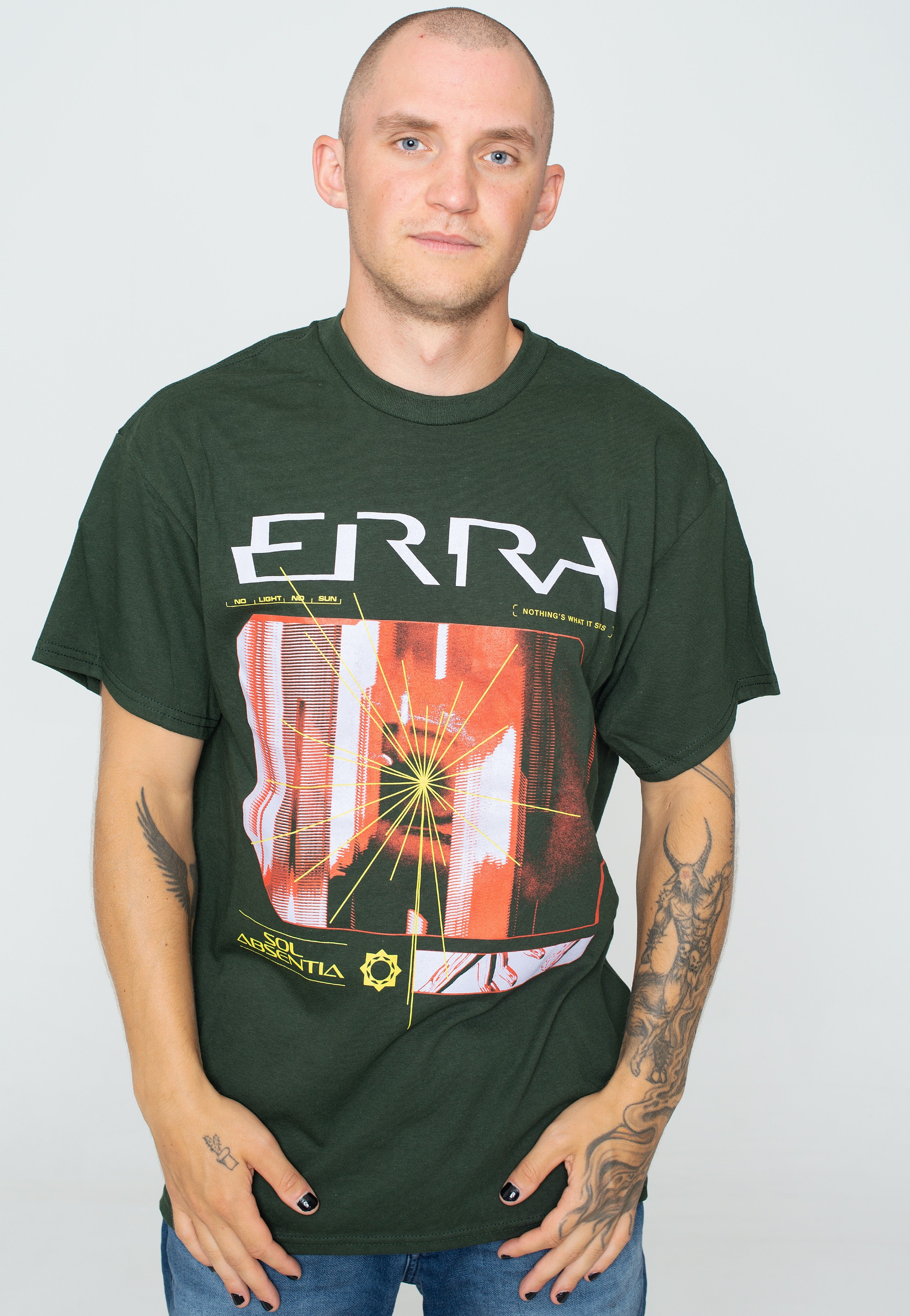 Erra - Sol Absentia Forest Green - T-Shirt | Men-Image