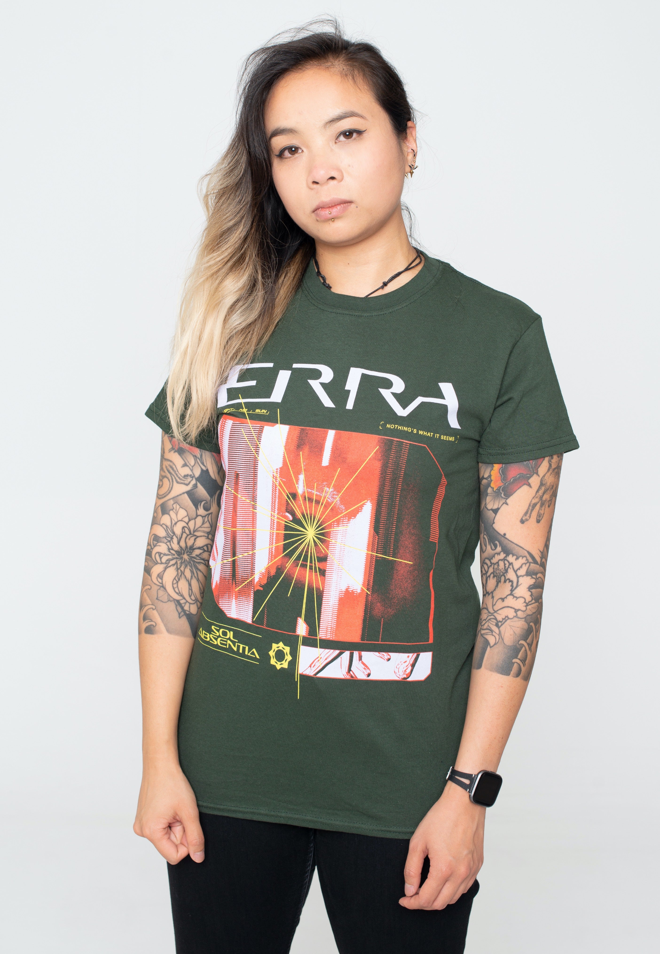 Erra - Sol Absentia Forest Green - T-Shirt | Women-Image