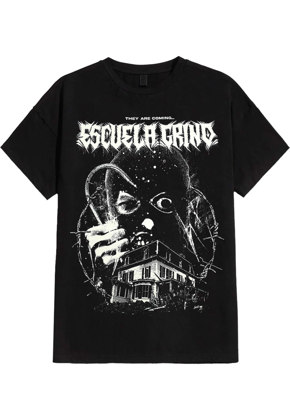 Escuela Grind - They're Coming Black - T-Shirt | Neutral-Image