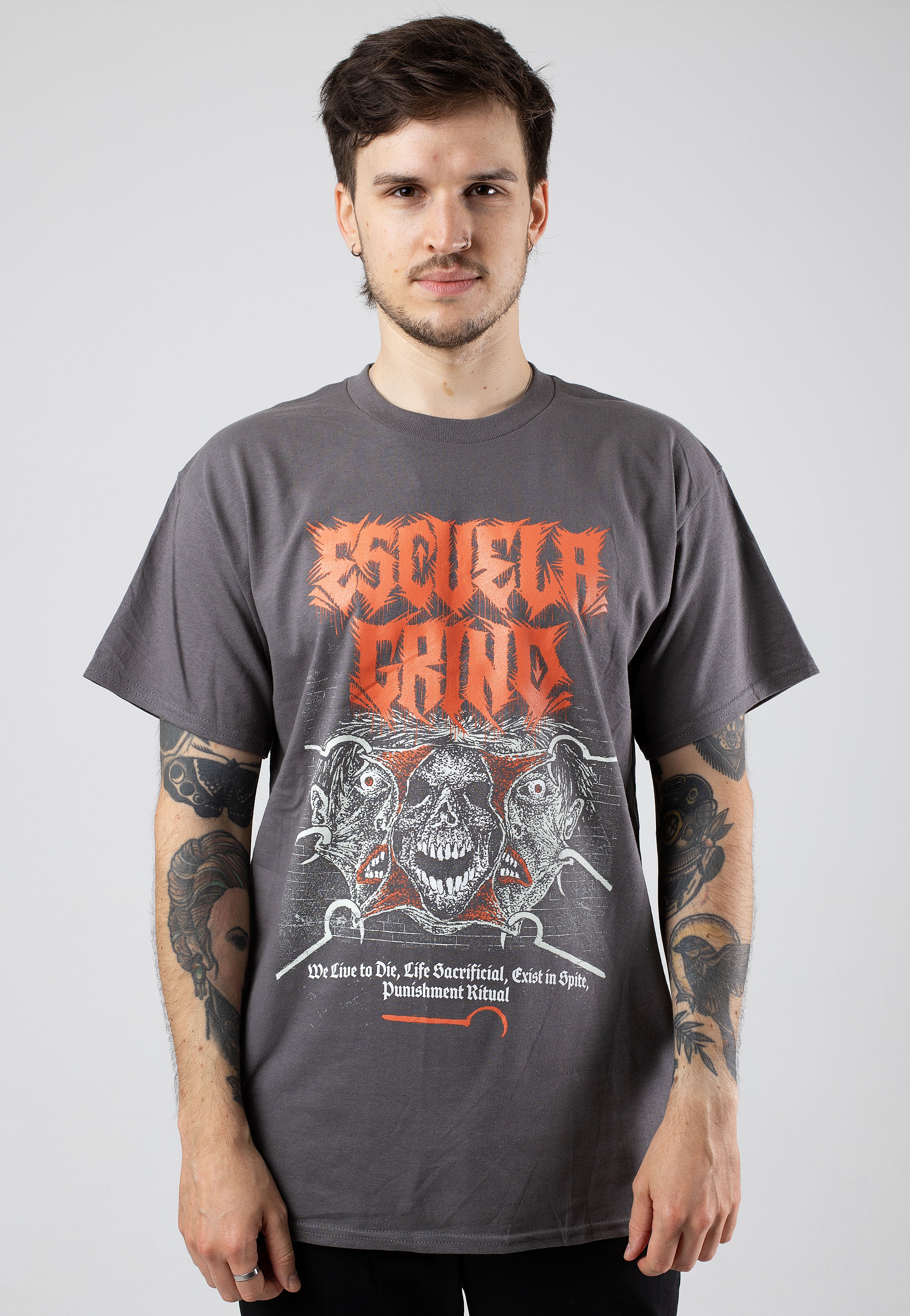 Escuela Grind - Punishment Ritual Charcoal - T-Shirt | Men-Image