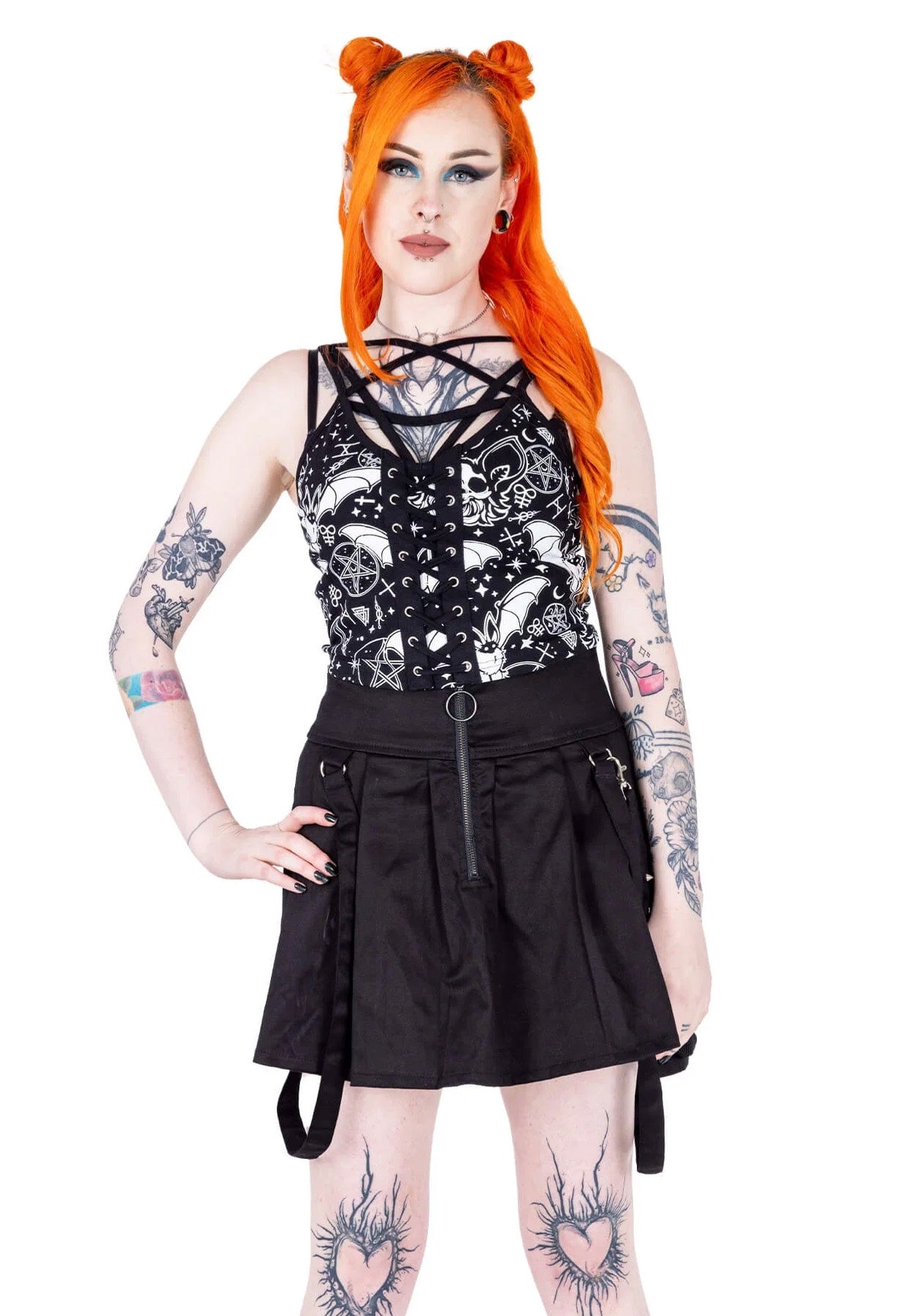 Chemical Black - Eseld Black - Skirt | Women-Image