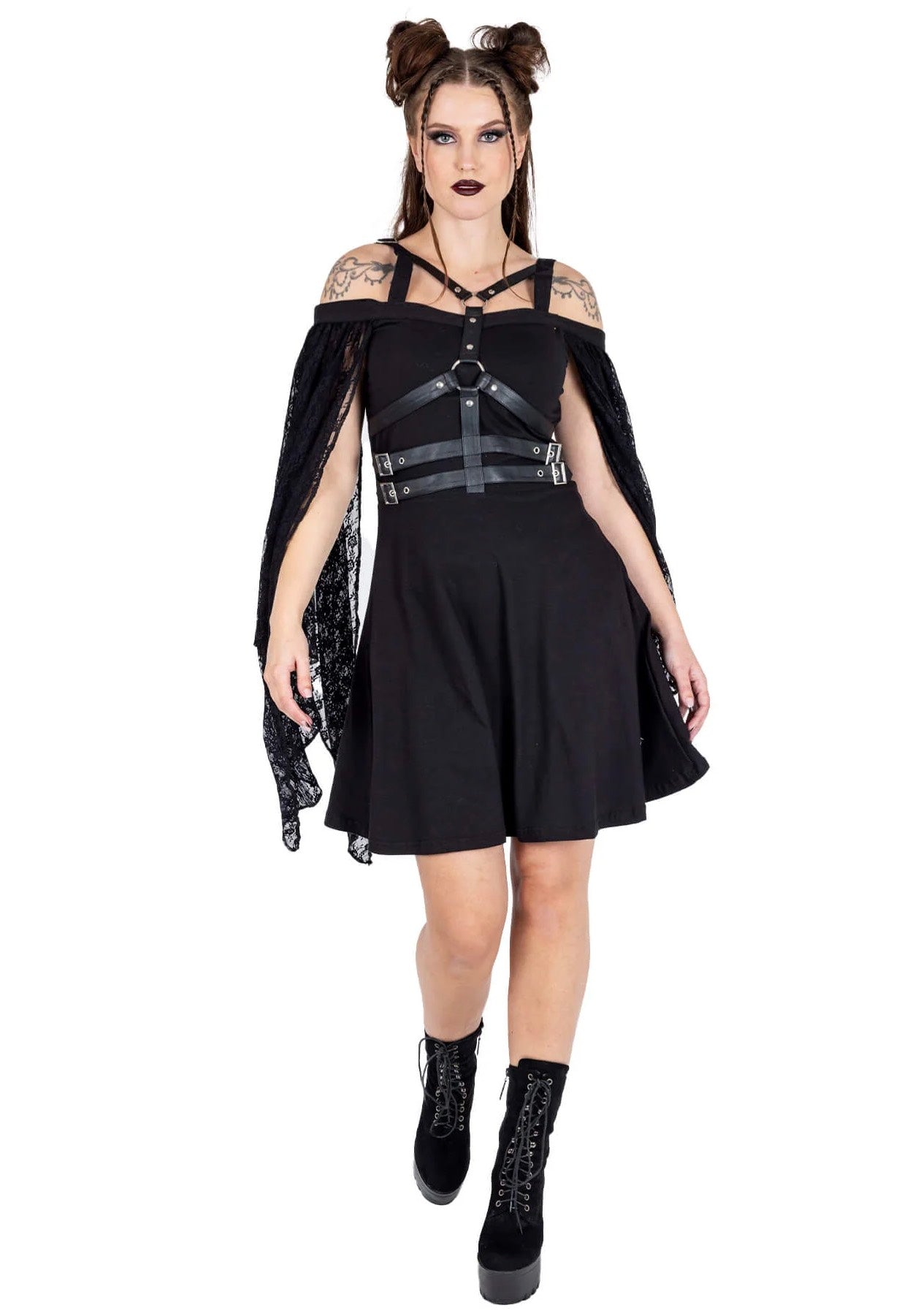 Poizen Industries - Estelle Black - Dress | Women-Image