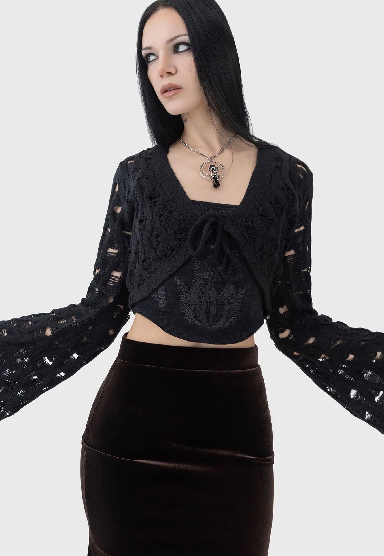 Killstar - Ethemea Black - Bolero | Women-Image