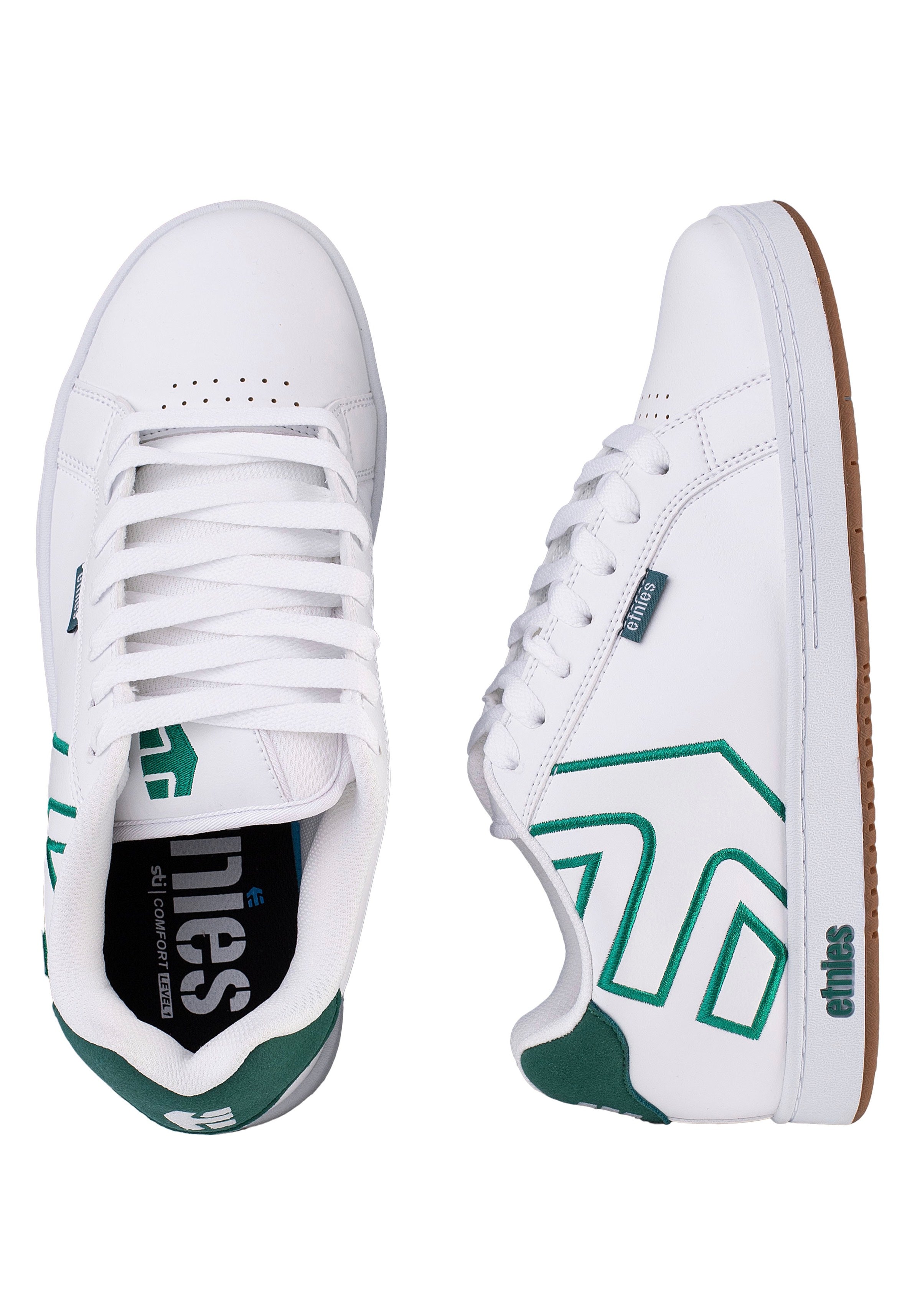 Etnies - Fader White/Green - Shoes | Men-Image