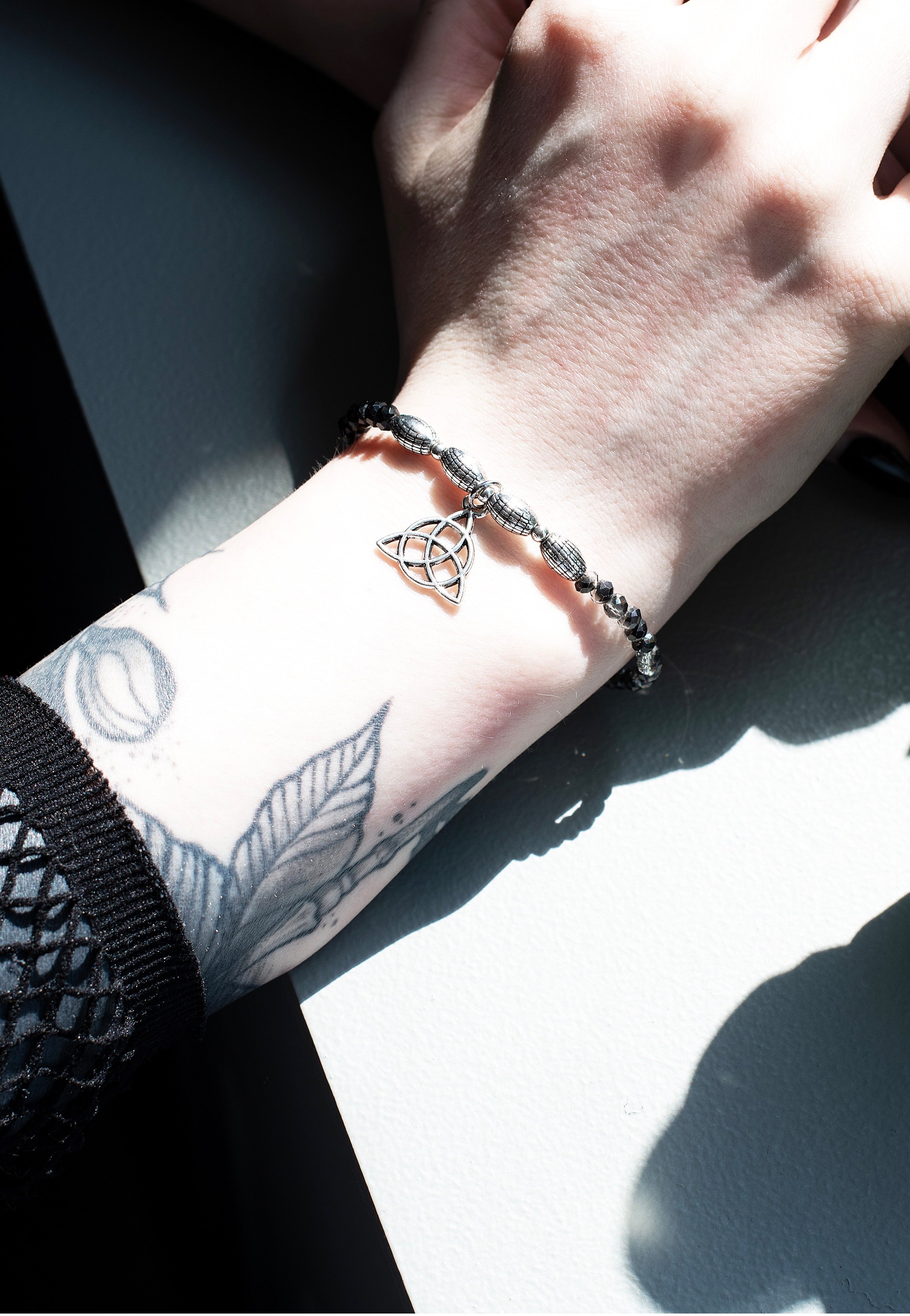 etNox - Real Stone Black/Silver - Bangles | Neutral-Image