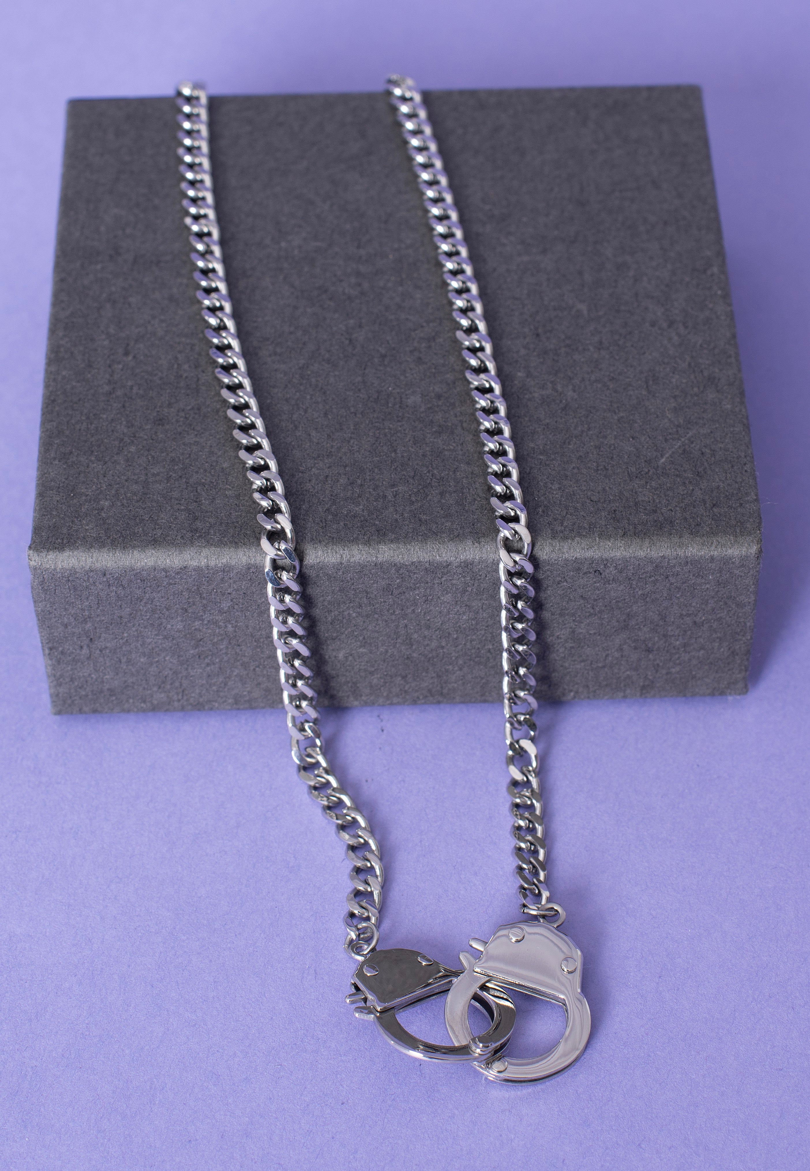 etNox - Chained And Locked Silver - Necklace | Neutral-Image