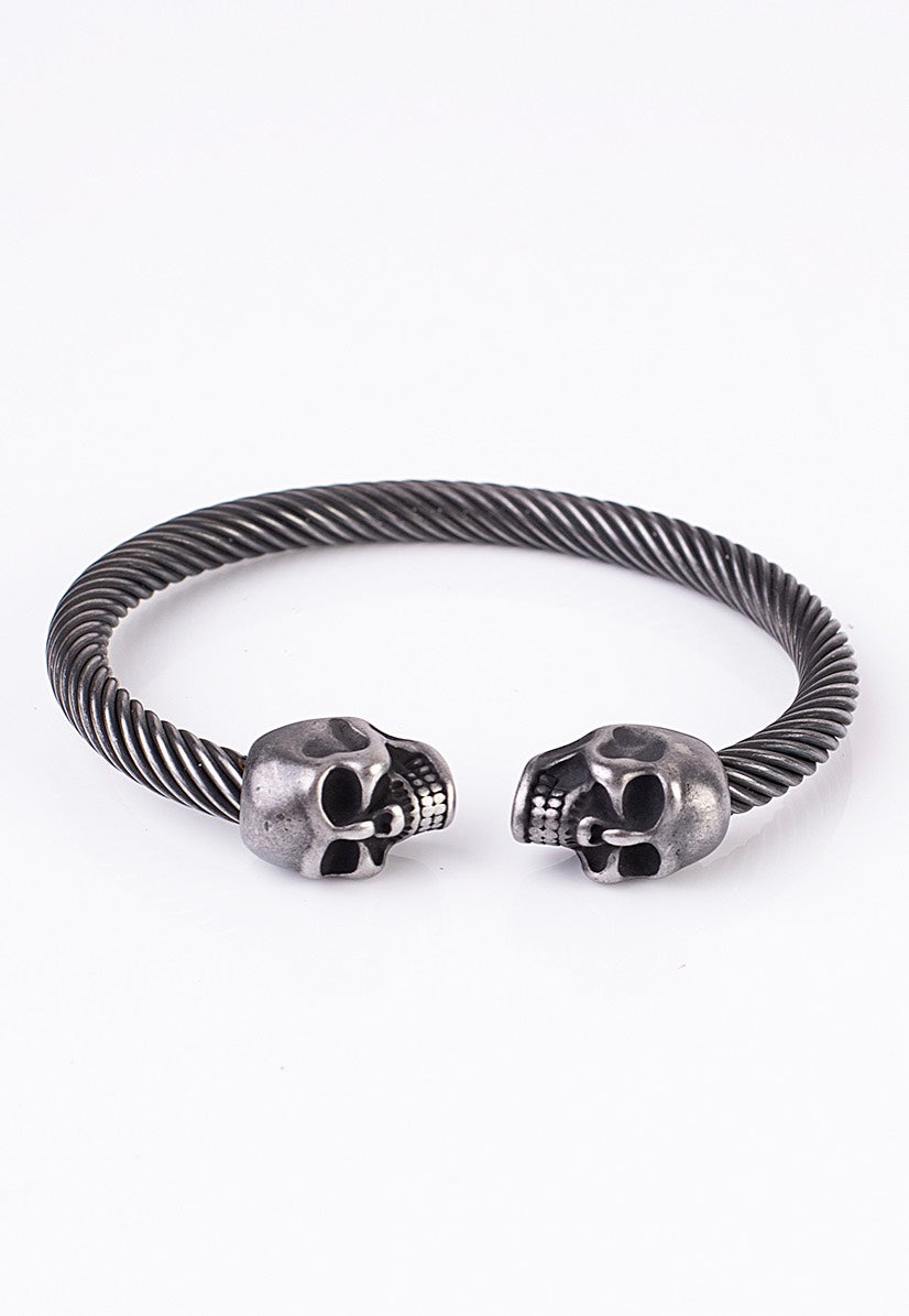 etNox - Double Skull - Bangle | Neutral-Image