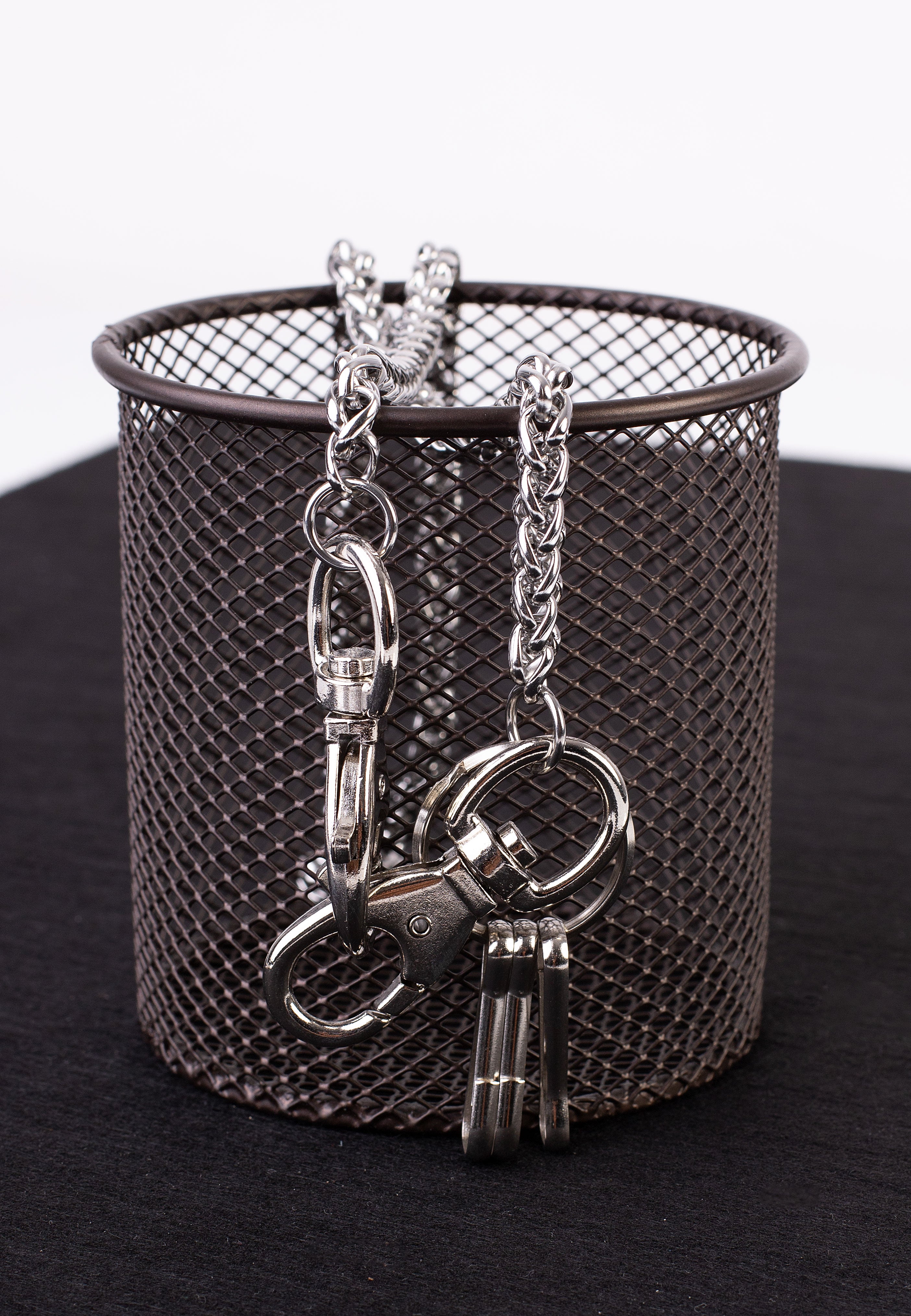 etNox - Metal Braid - Wallet Chain | Neutral-Image