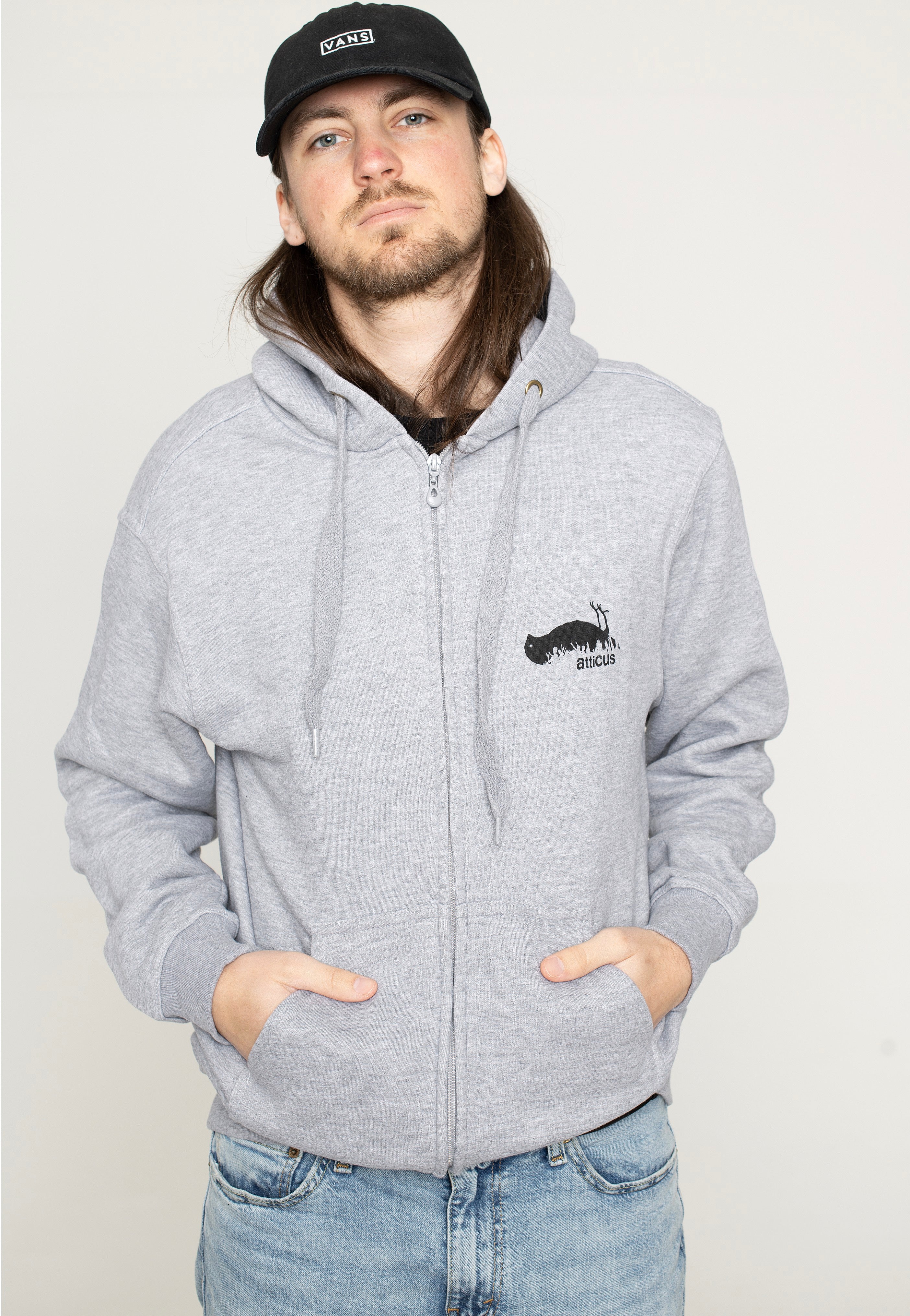 Atticus - Event Zip Heather Grey - Zipper | Men-Image