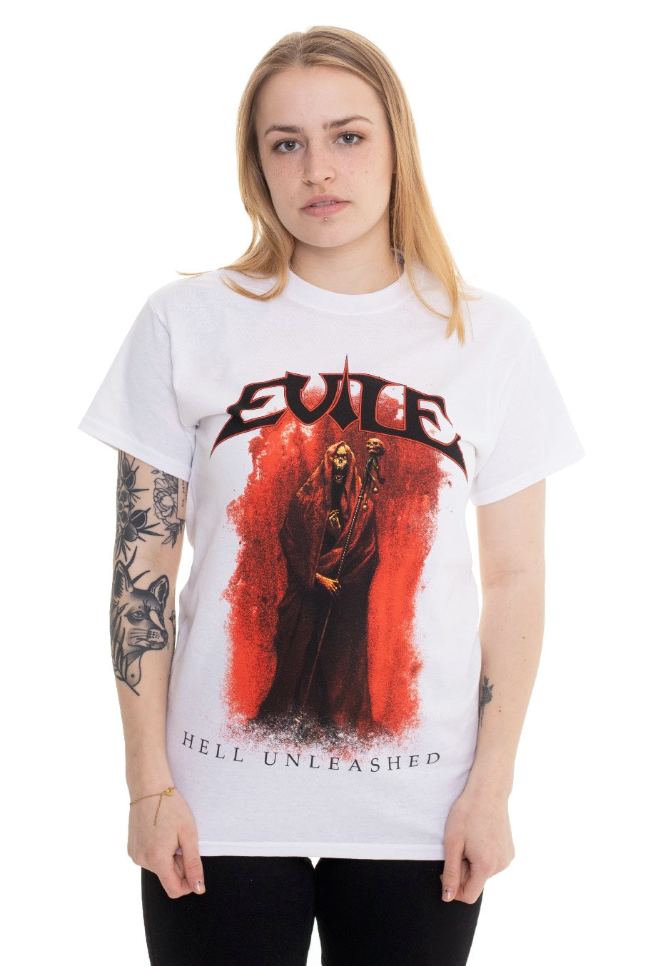 Evile - Hell Unleashed White - T-Shirt | Women-Image