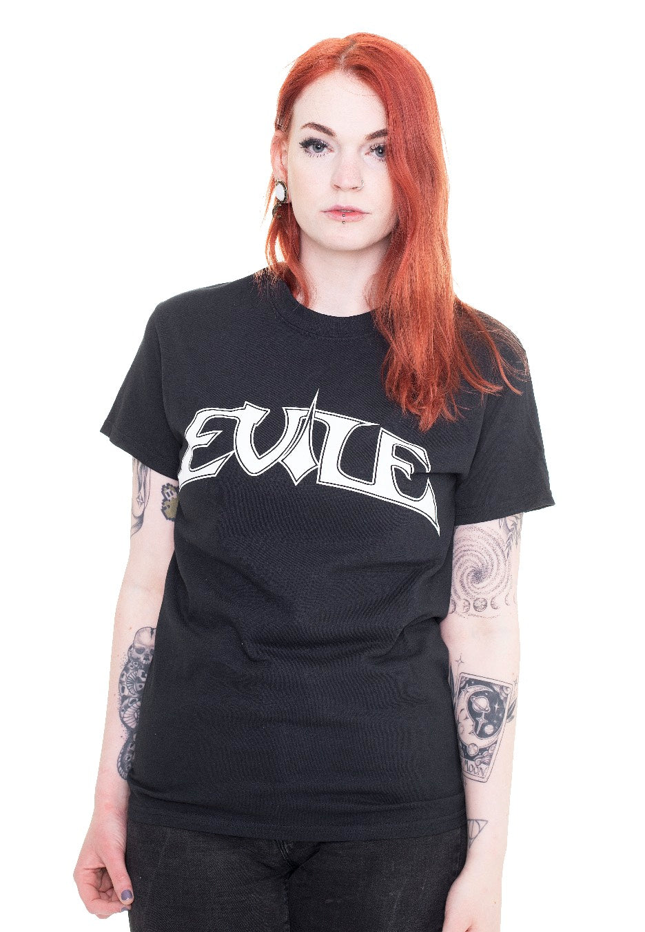 Evile - Logo Black/White - T-Shirt | Women-Image