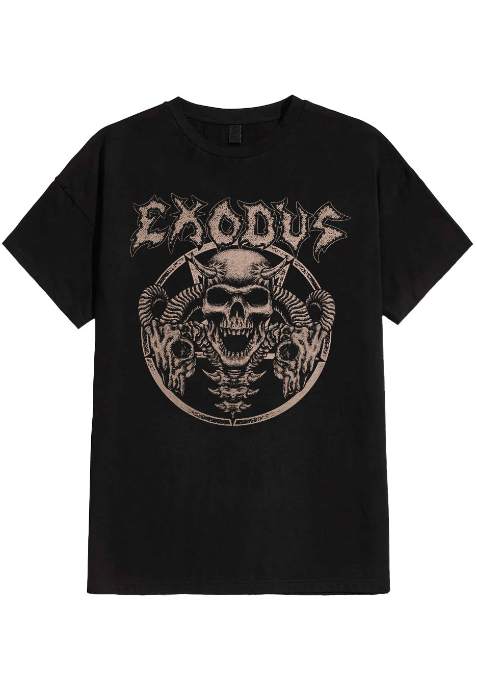 Exodus - Horns Skull - T-Shirt | Neutral-Image