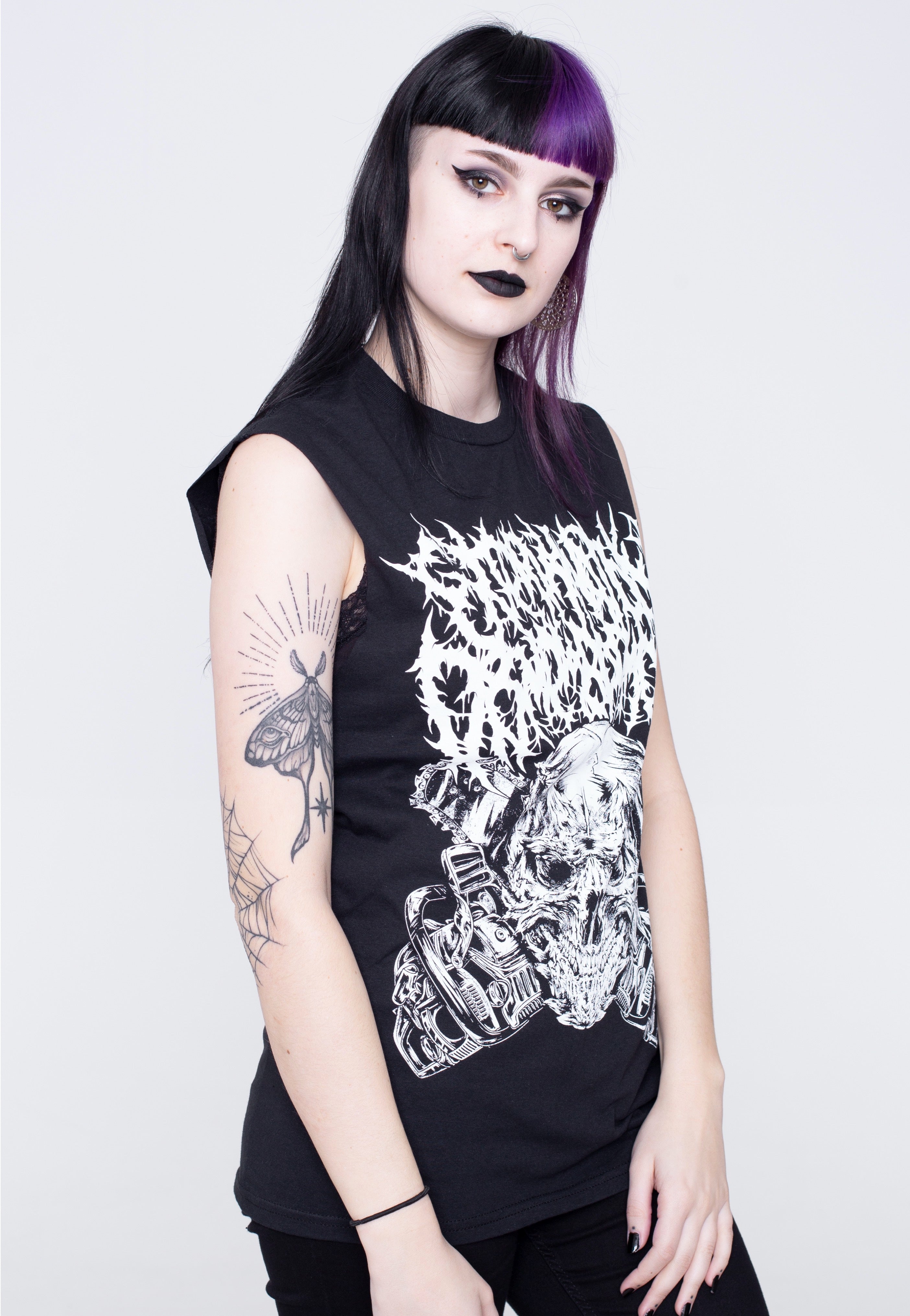 Extermination Dismemberment - Chainsaw - Sleeveless | Women-Image