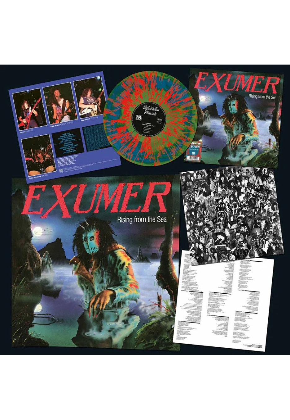 Exumer - Rising From The Sea Green/Blue - Splattered Vinyl | Neutral-Image