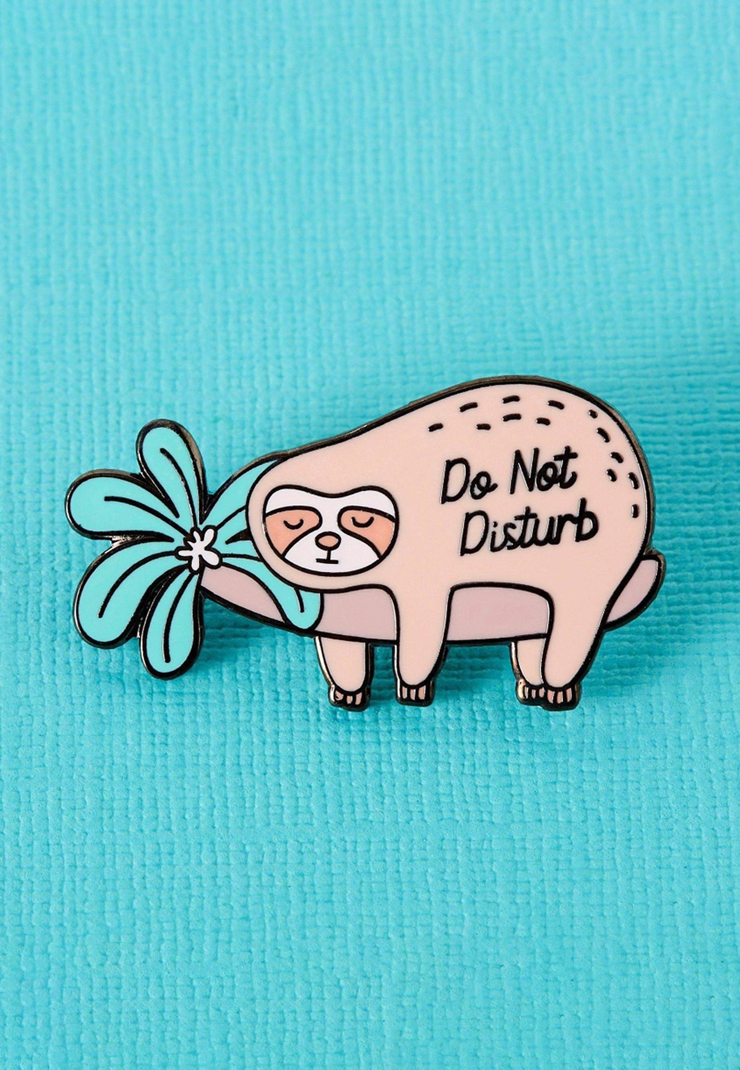 Punky Pins - Do Not Disturb Sloth Multicolored - Pin | Neutral-Image