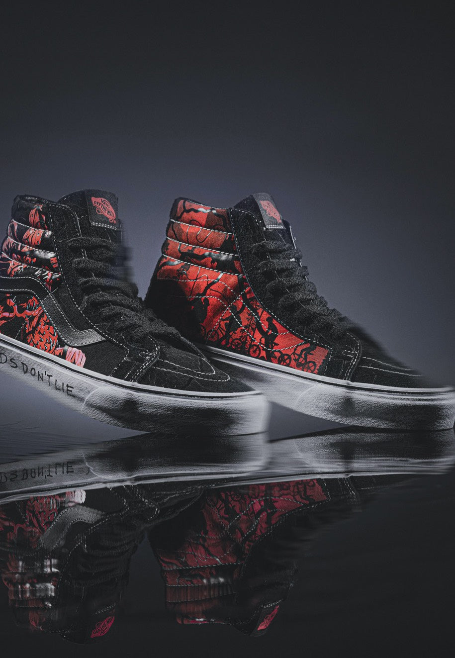 Vans x Stranger Things - Sk8 Hi Reissue Black/Red - Shoes | Men-Image