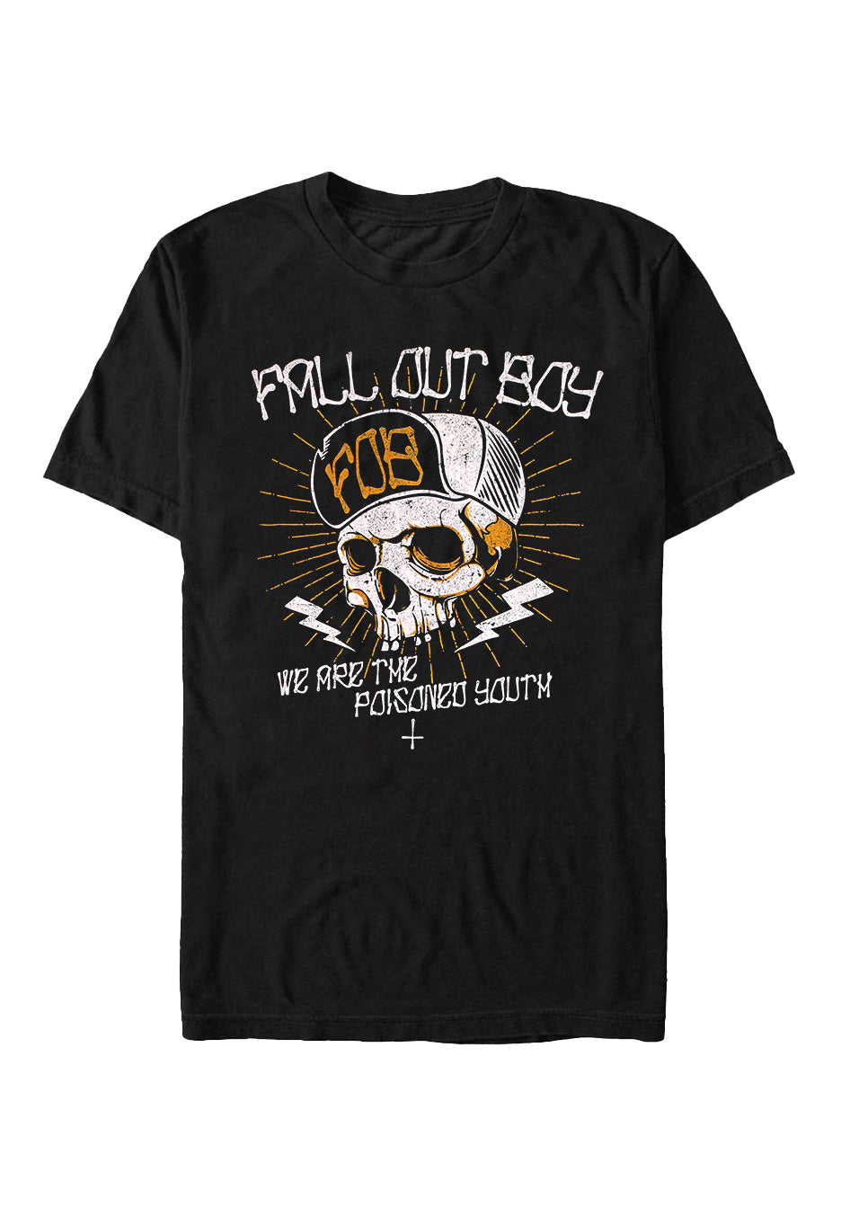 Fall Out Boy - Chest Youth Skull - T-Shirt | Neutral-Image