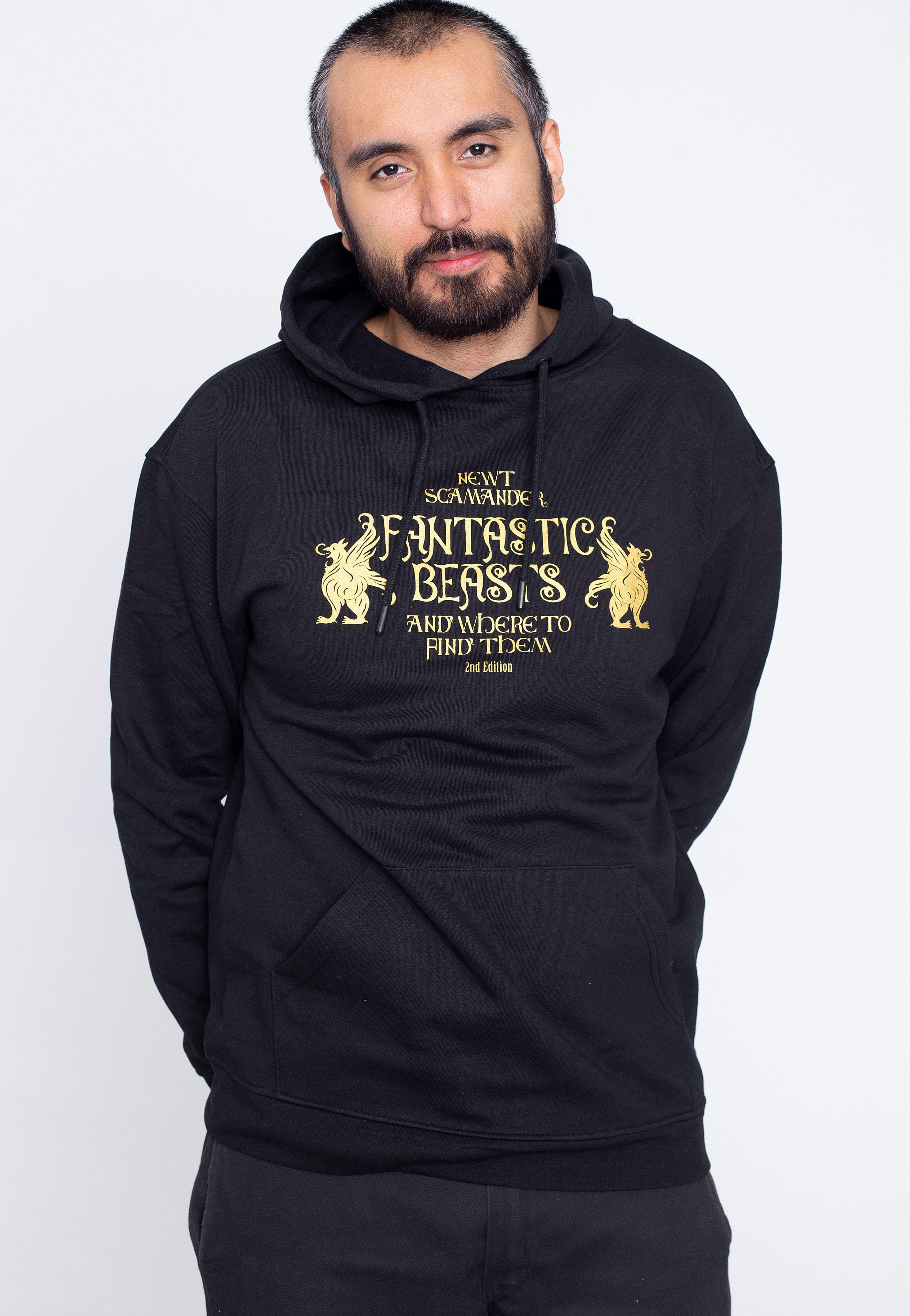 Fantastic Beasts - Golden Letters - Hoodie | Men-Image