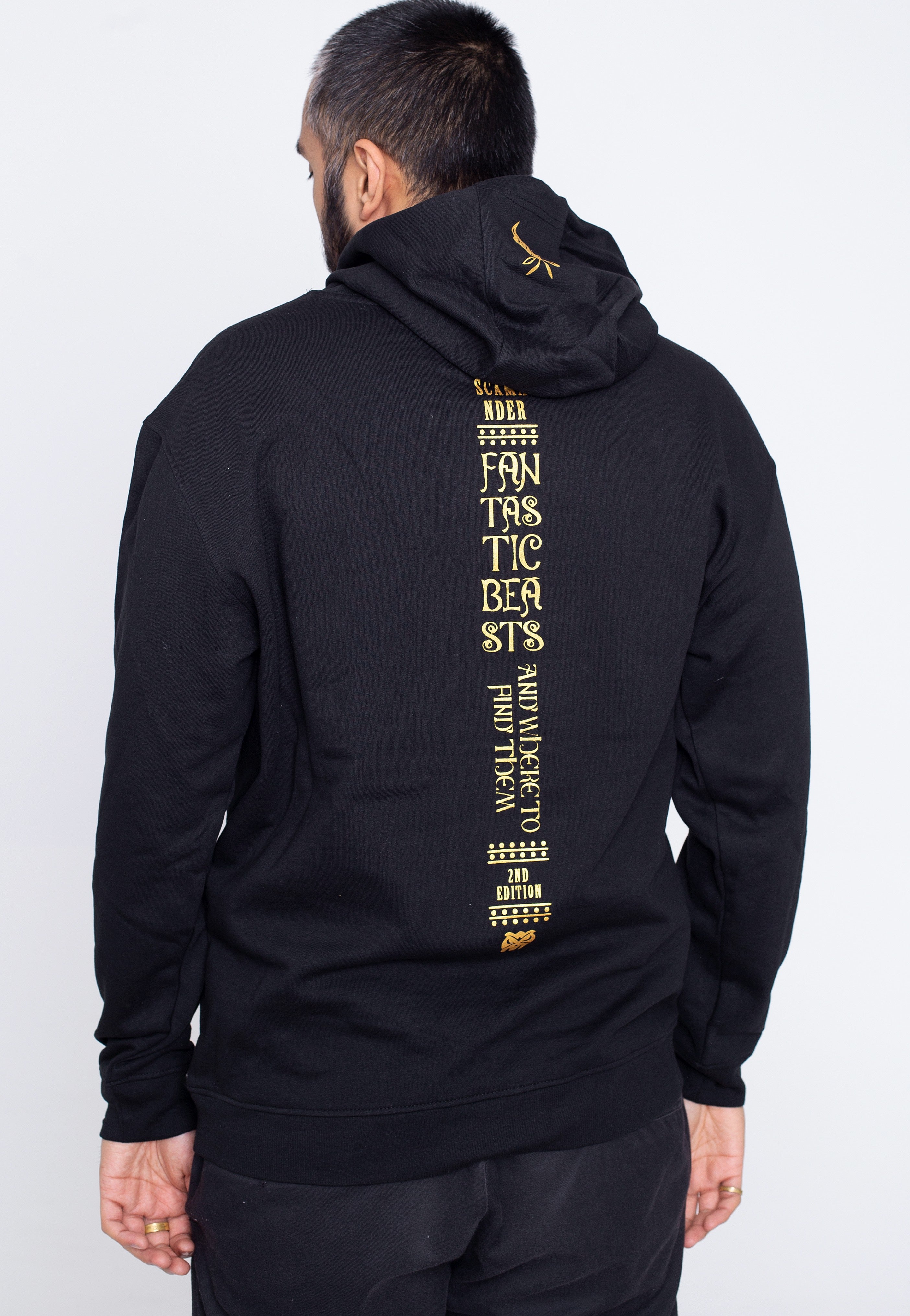 Fantastic Beasts - Golden Letters - Hoodie | Men-Image