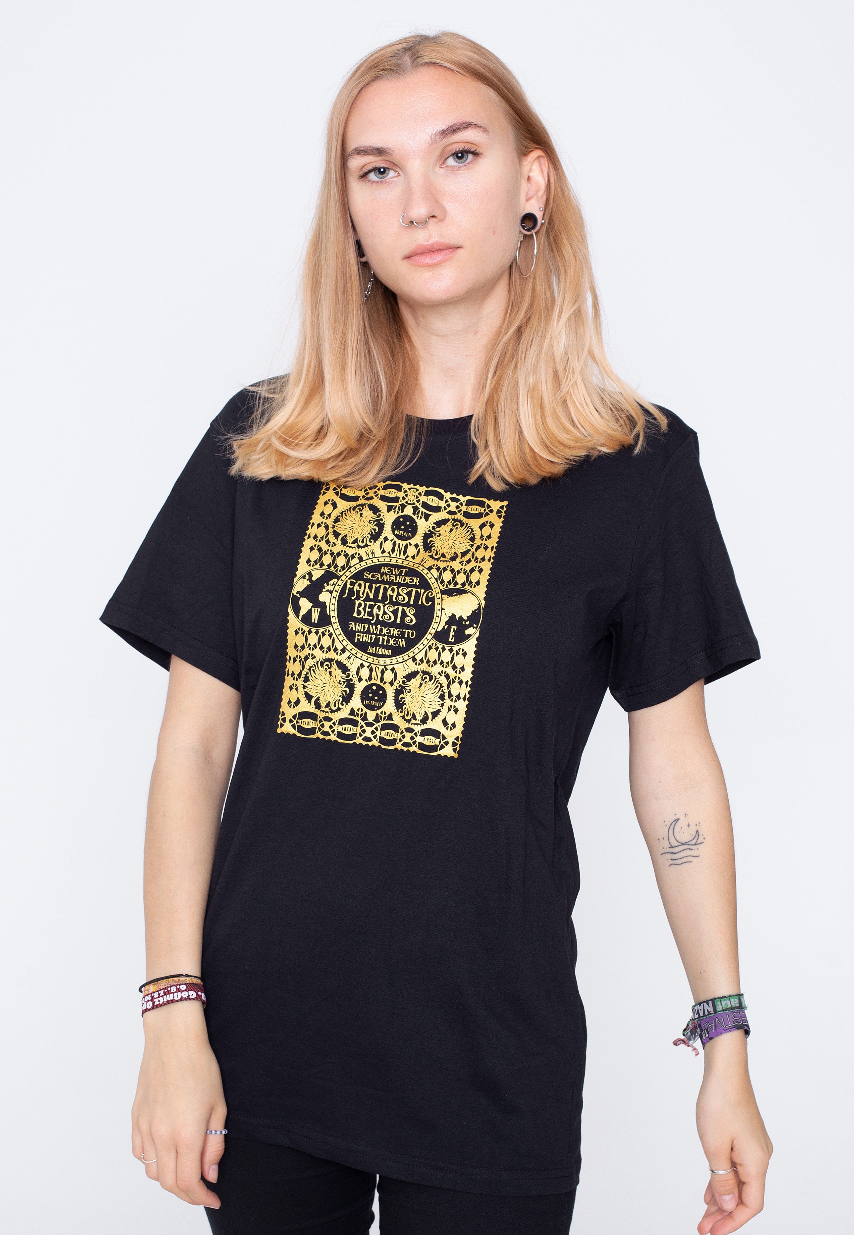 Fantastic Beasts - Golden Logo - T-Shirt | Women-Image