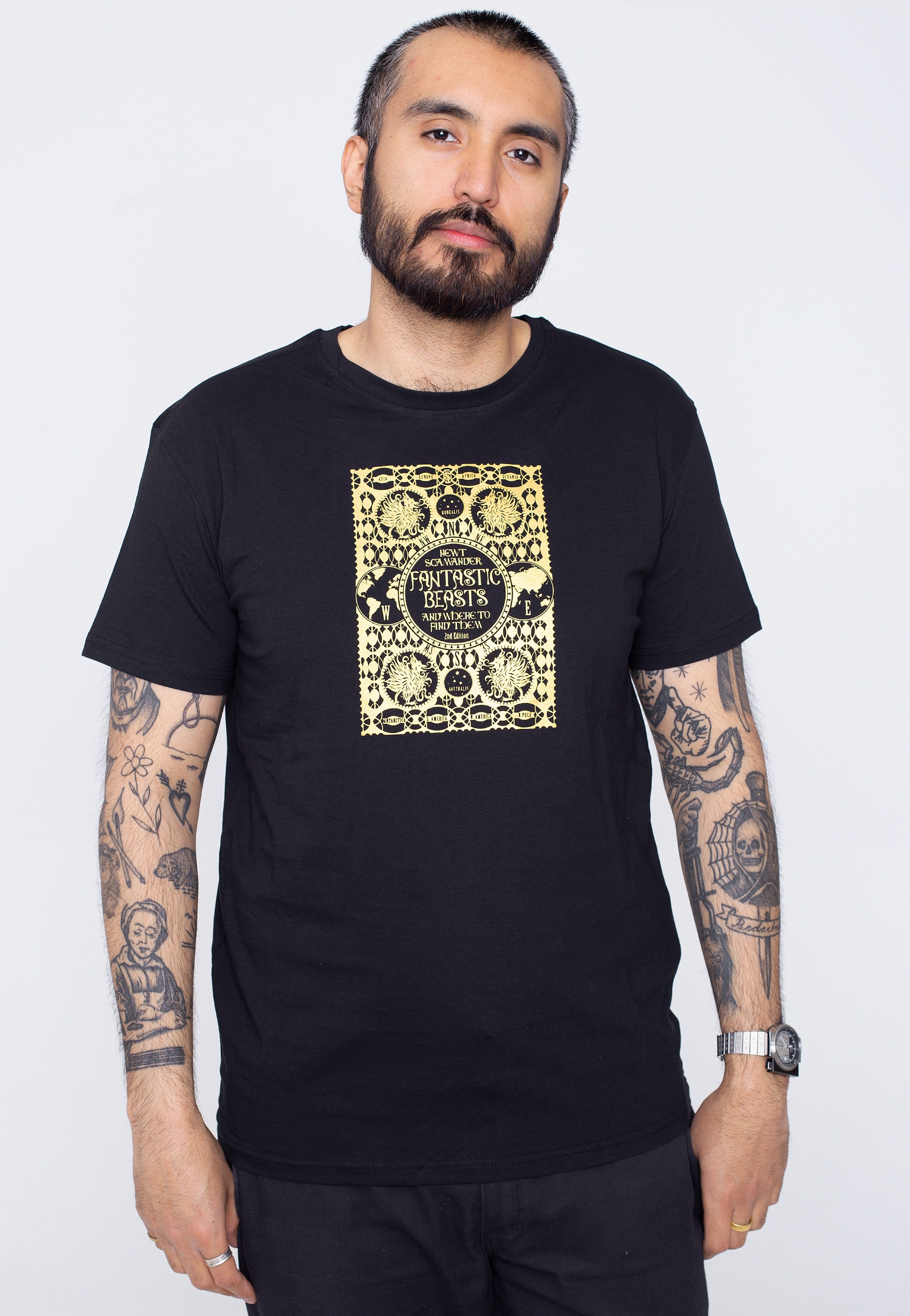 Fantastic Beasts - Golden Logo - T-Shirt | Men-Image