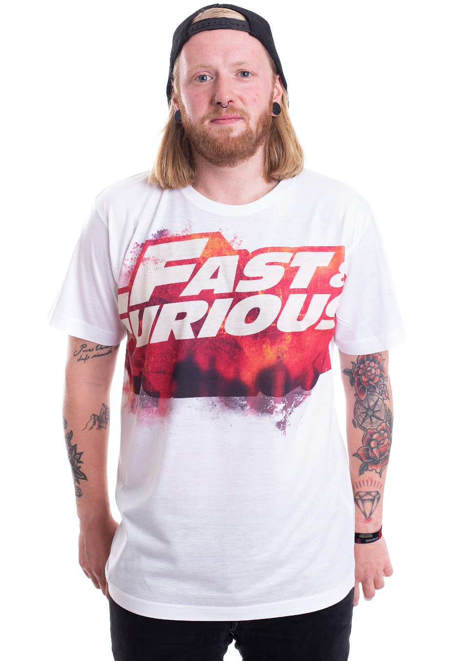 The Fast And The Furious - Logo White - T-Shirt | Men-Image