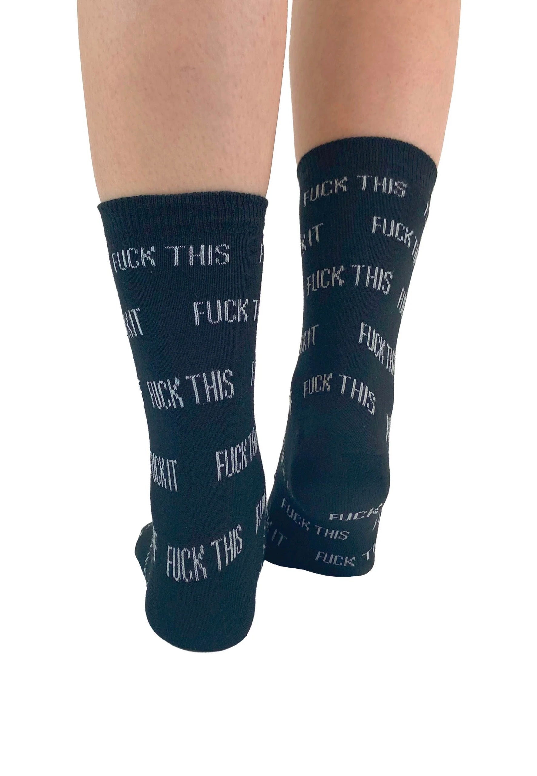 Pamela Mann - F*ck Ankle Black - Socks | Neutral-Image