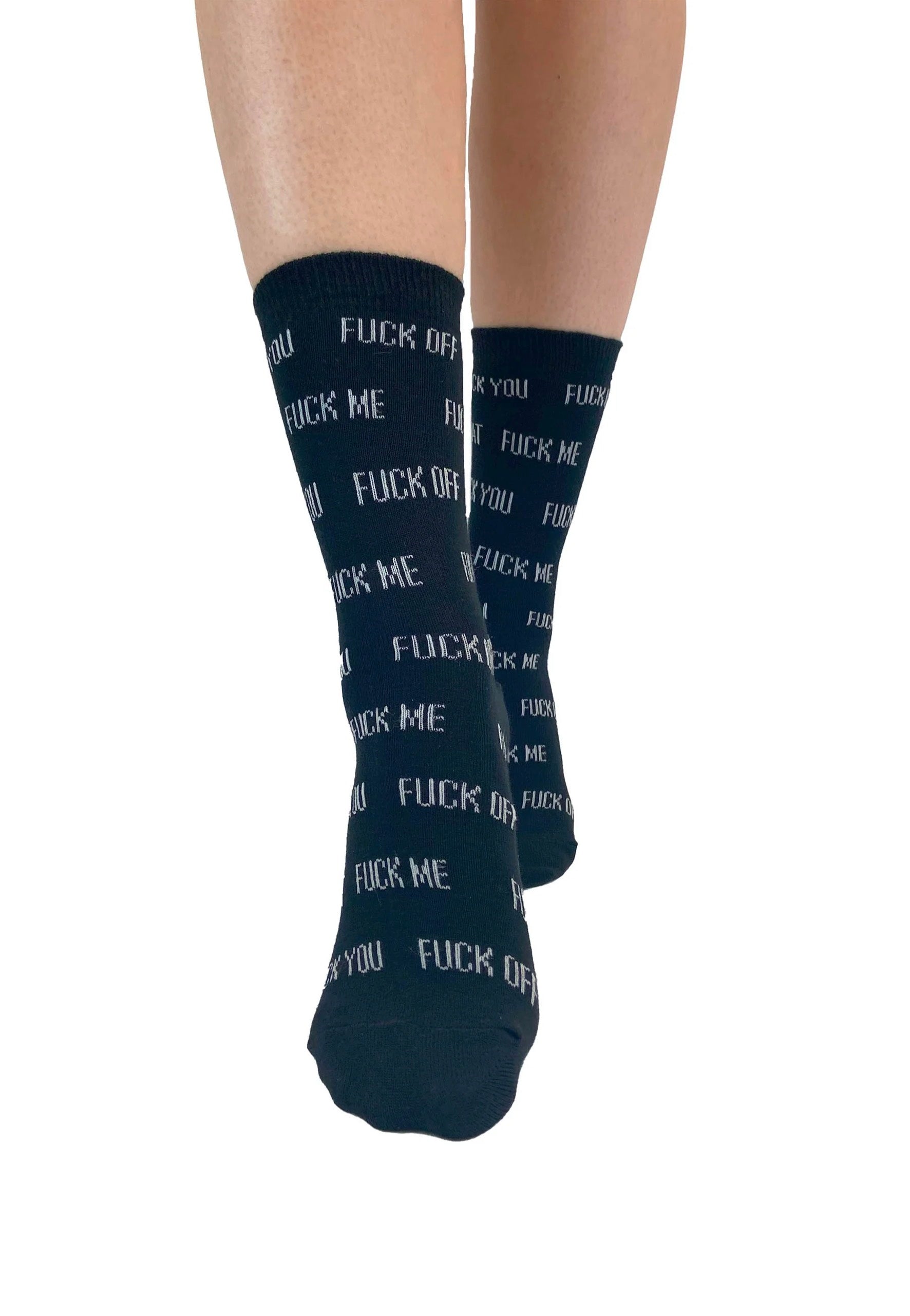 Pamela Mann - F*ck Ankle Black - Socks | Neutral-Image