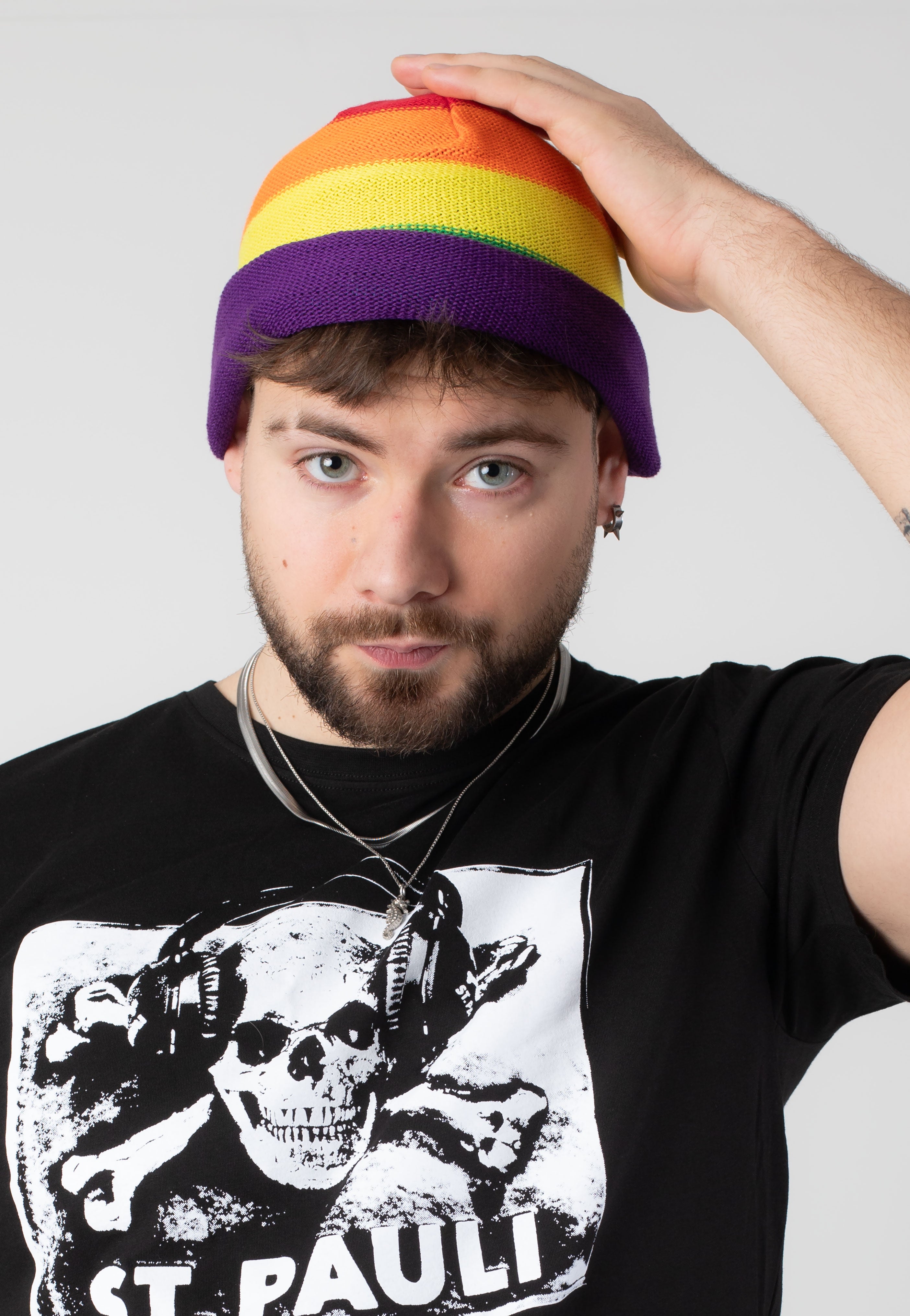 FC St. Pauli - Regenbogen - Beanie | Neutral-Image