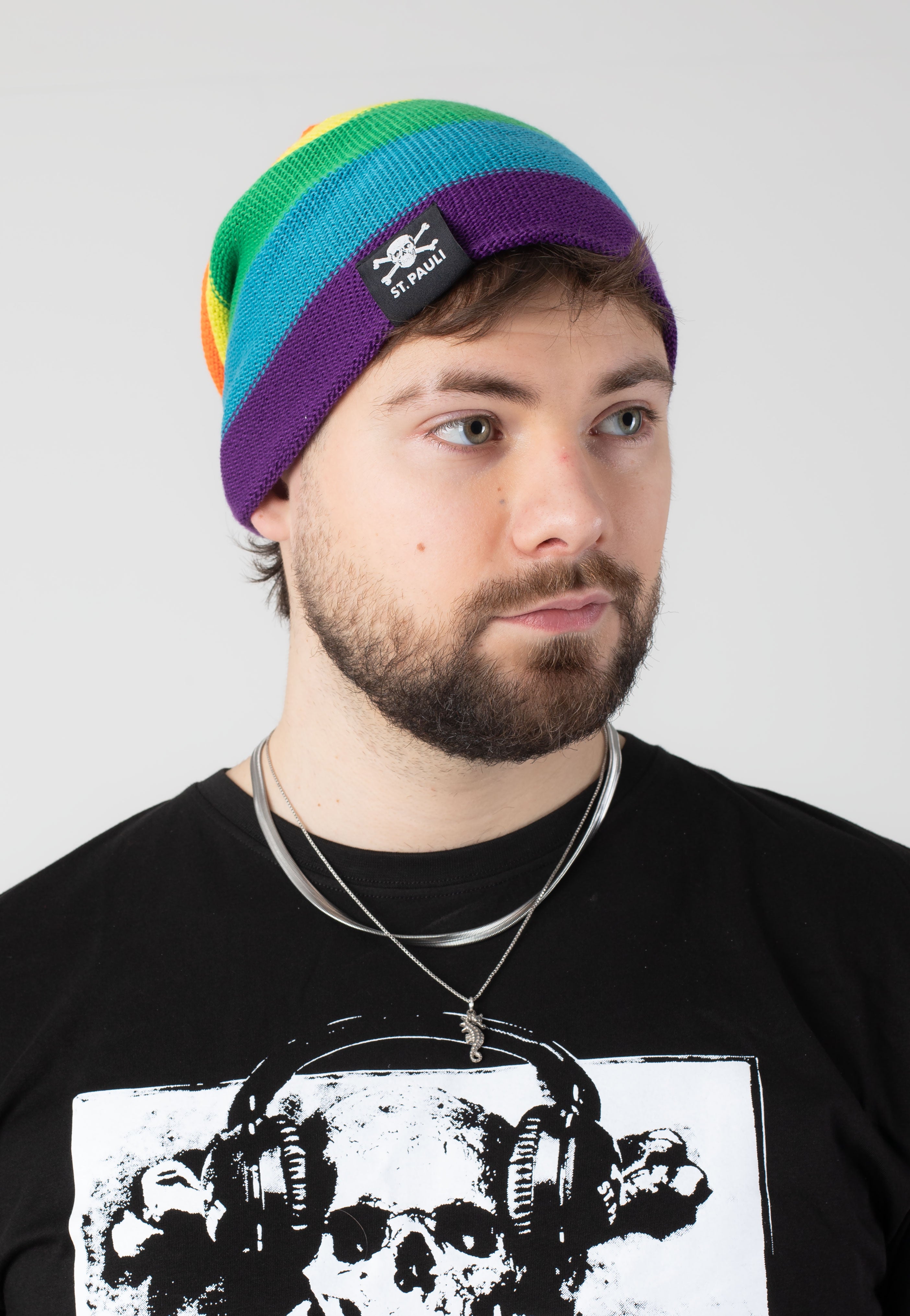 FC St. Pauli - Regenbogen - Beanie | Neutral-Image