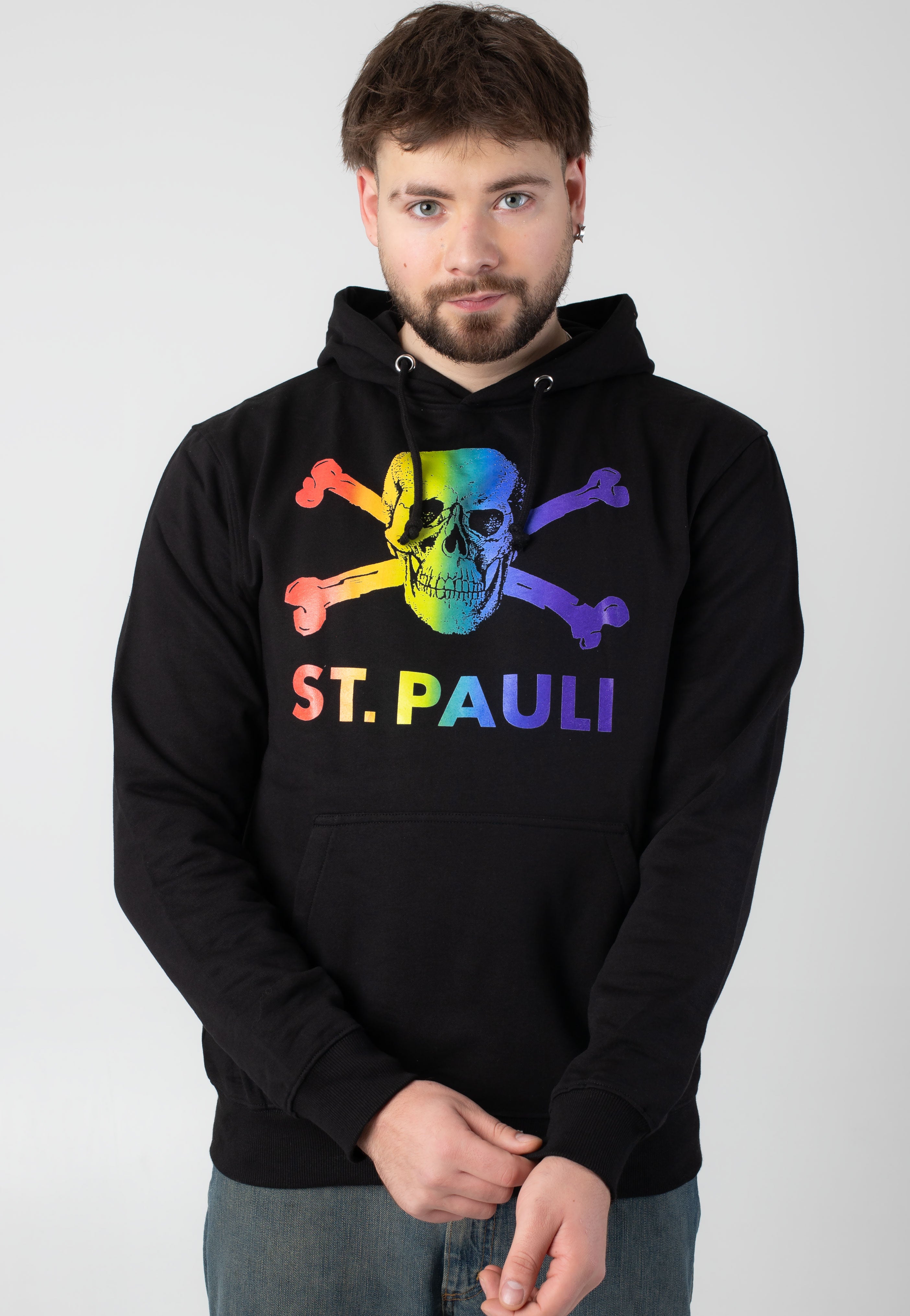 FC St. Pauli - Totenkopf Regenbogen - Hoodie | Men-Image