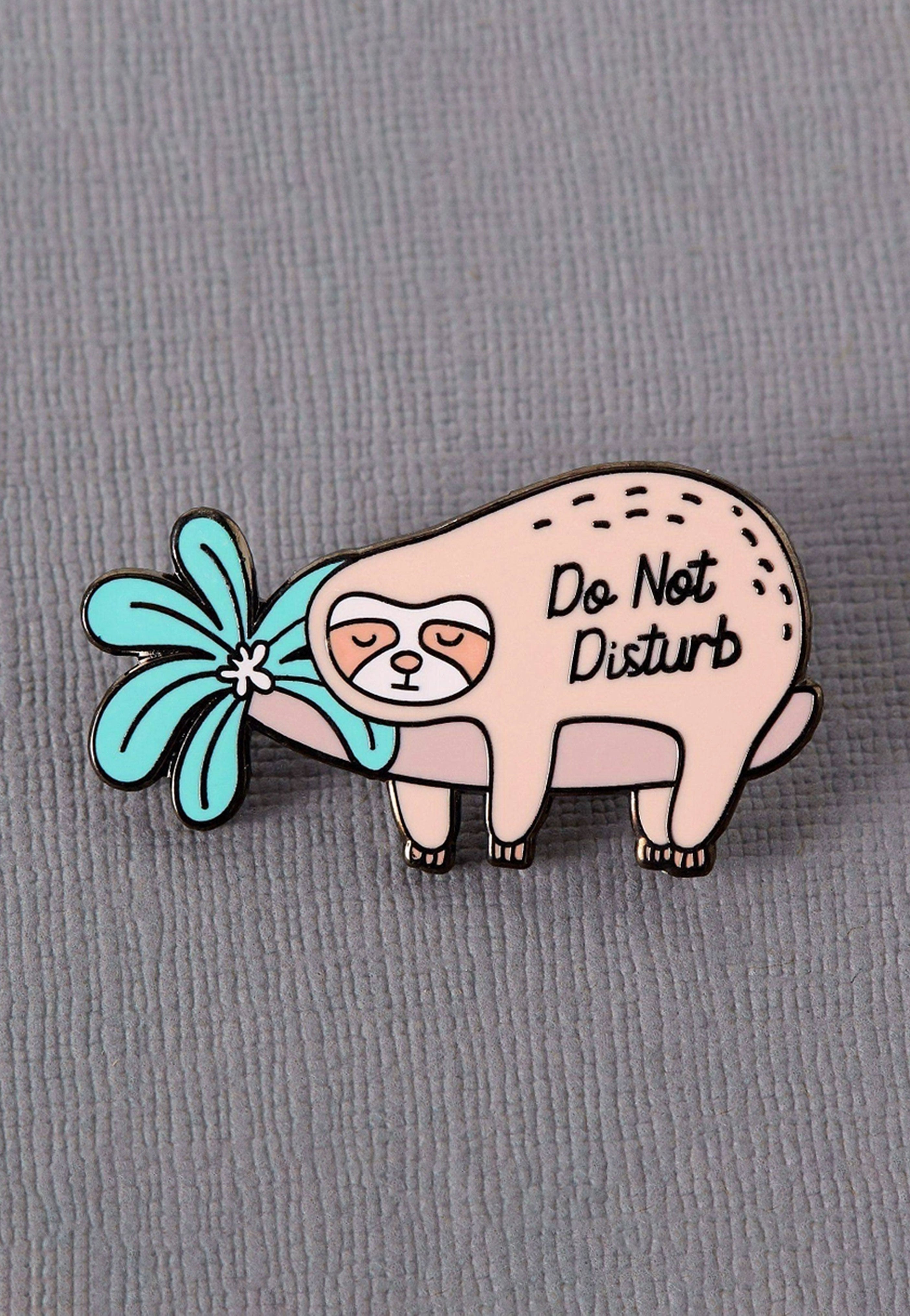 Punky Pins - Do Not Disturb Sloth Multicolored - Pin | Neutral-Image