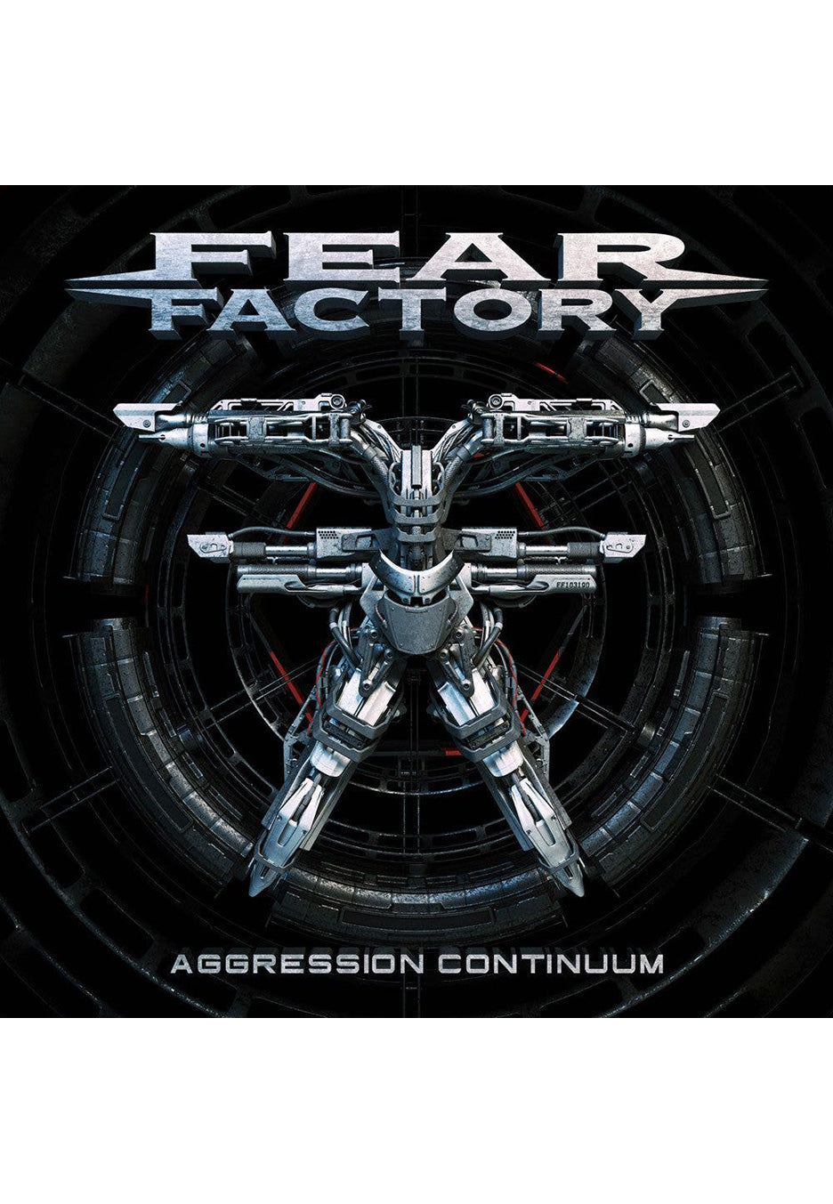 Fear Factory - Aggression Continuum Transparent Red/Black - Marbled 2 Vinyl | Neutral-Image