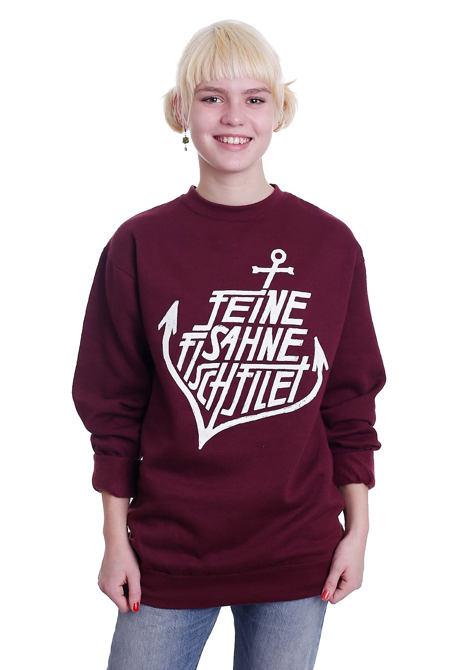 Feine Sahne Fischfilet - Anker Burgundy - Sweater | Women-Image