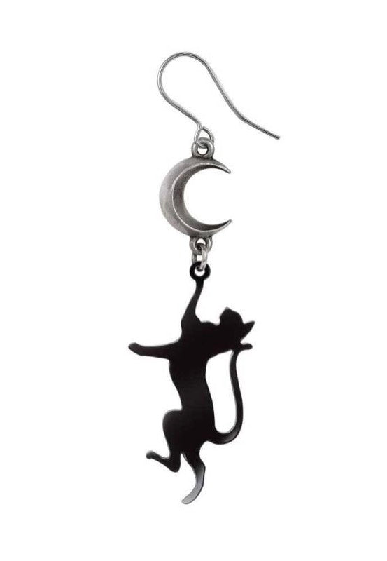 Alchemy England - Feline Moondream Silver - Earring | Neutral-Image