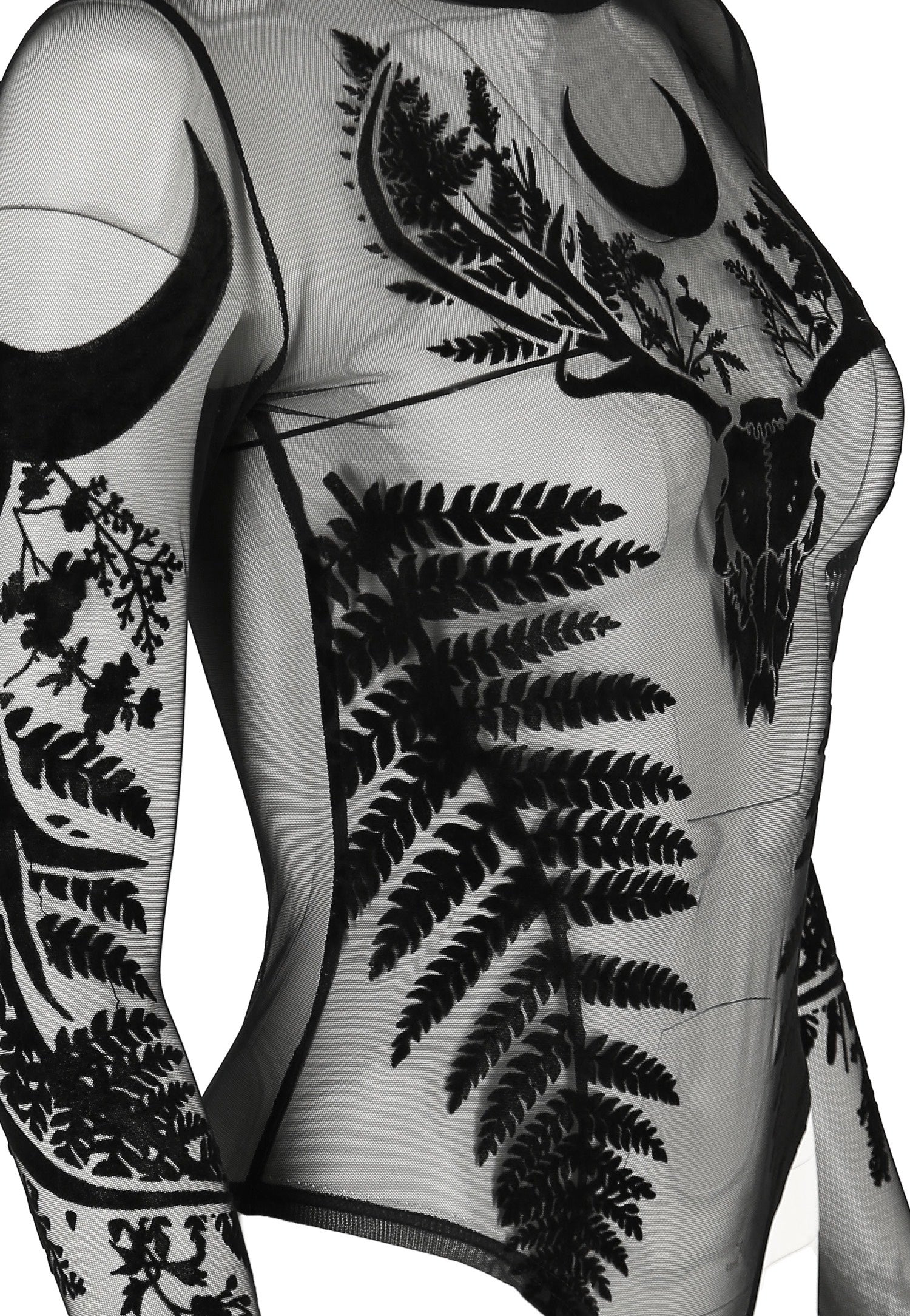 Restyle - Fern Mesh Black - Body | Women-Image