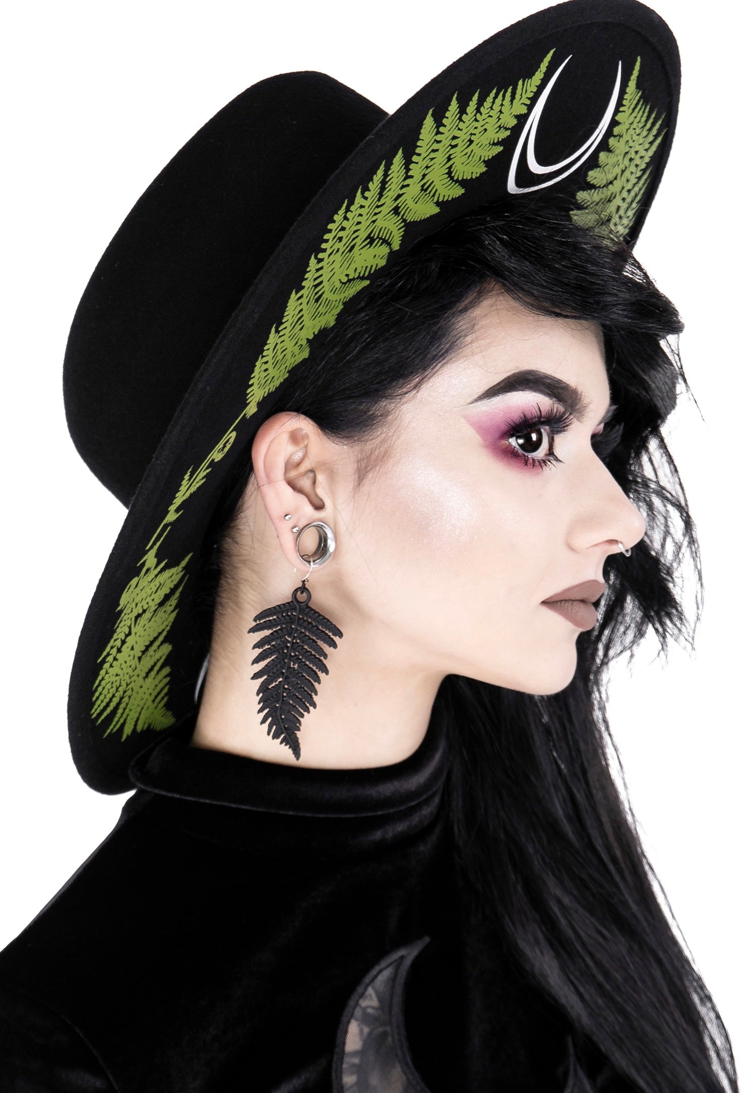 Restyle - Fern With Wide Brim Black - Hat | Neutral-Image